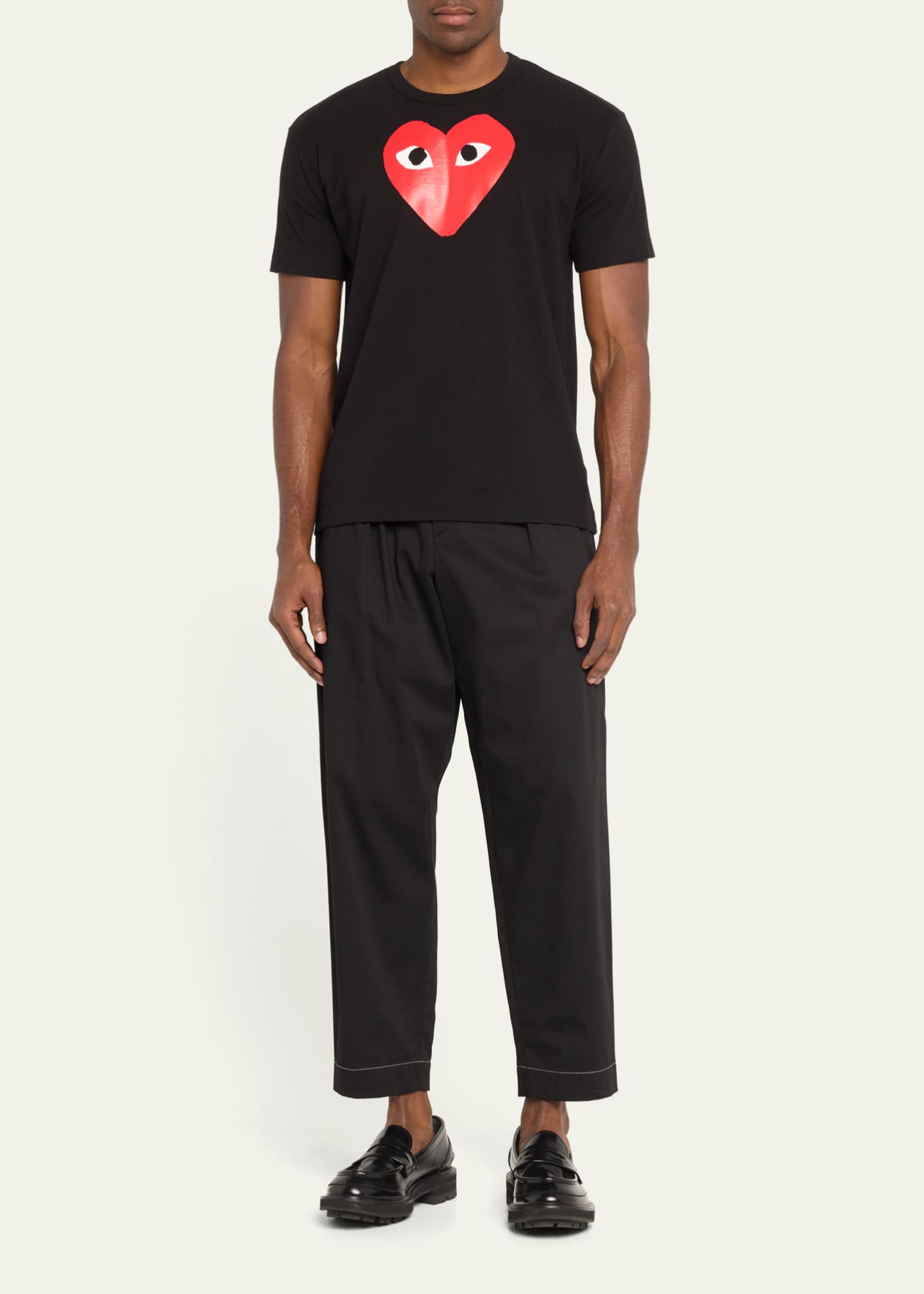 Comme des Garcons Men's Big Heart Short-Sleeve T-Shirt