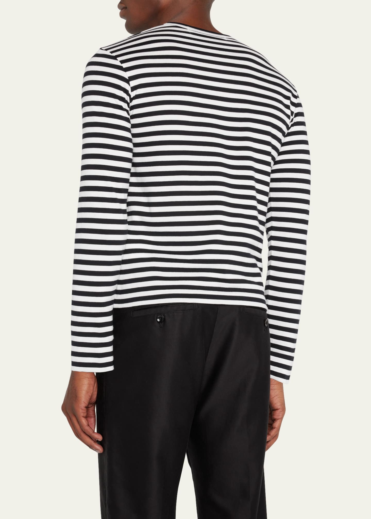 Comme des garcon striped long sleeve clearance