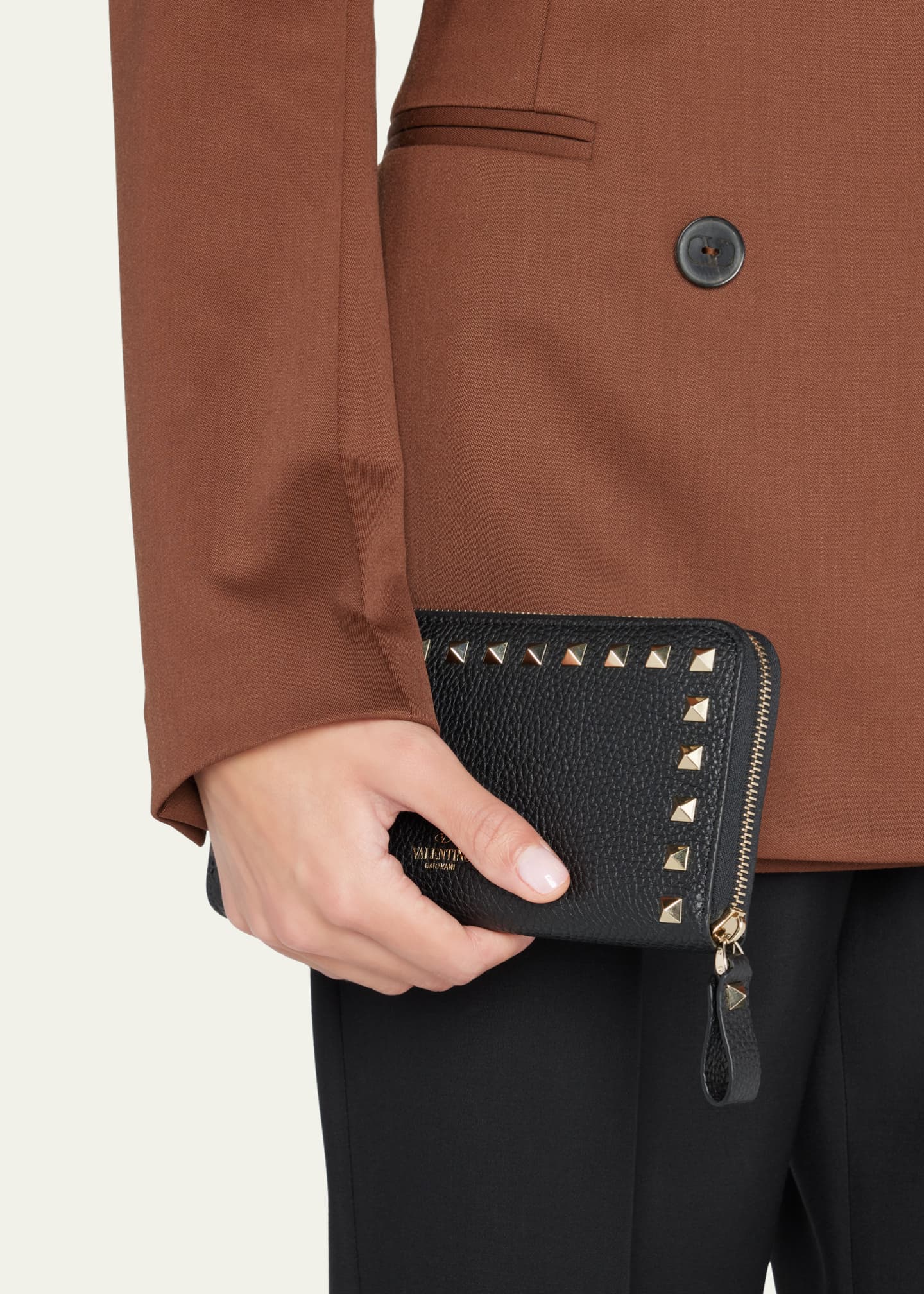 Valentino rockstud continental wallet sale
