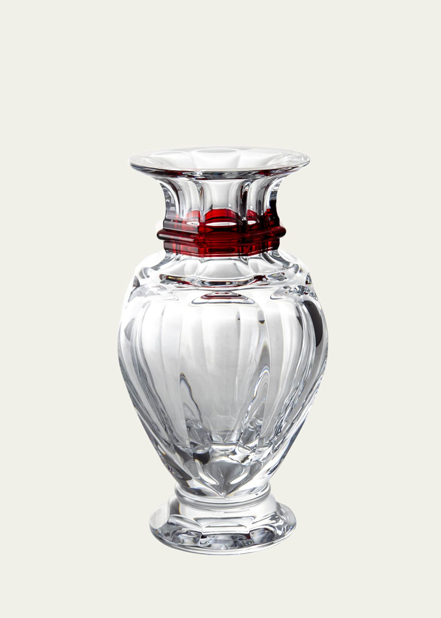 Harcourt Vase Balustre Baccarat (Rouge Et Or) | Vessiere Cristaux
