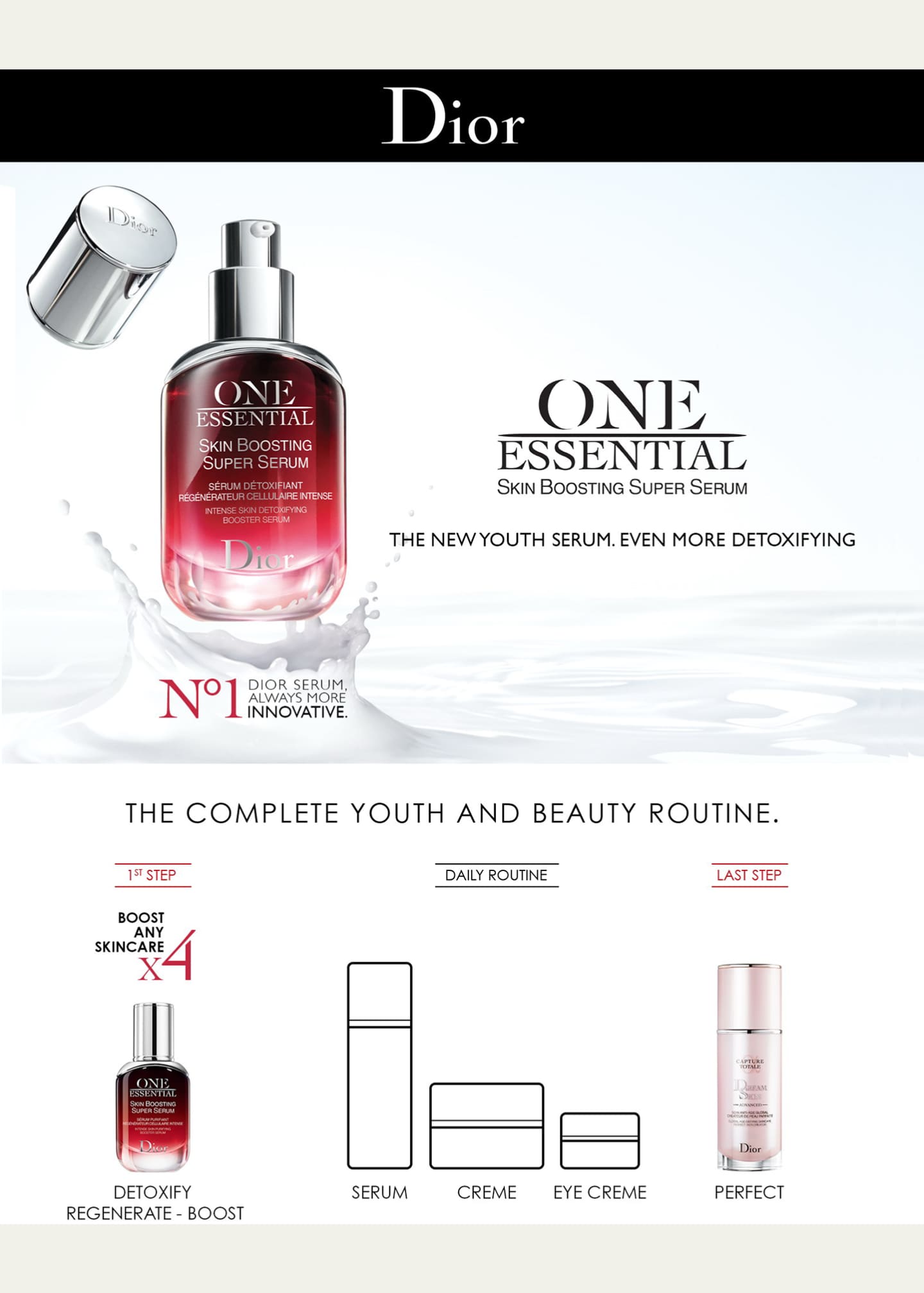 Serum one store essential dior