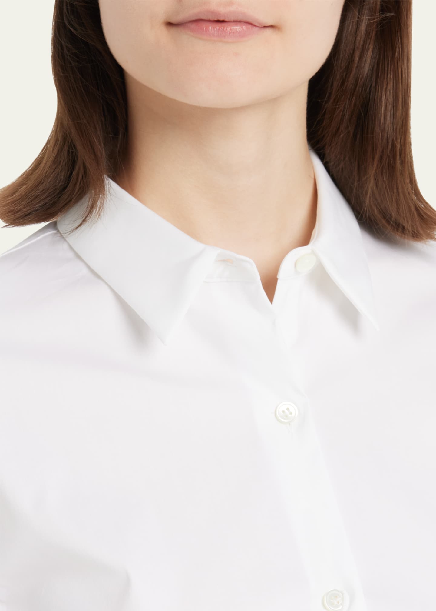 Theory Tenia Long-Sleeve Blouse Image 5 of 5
