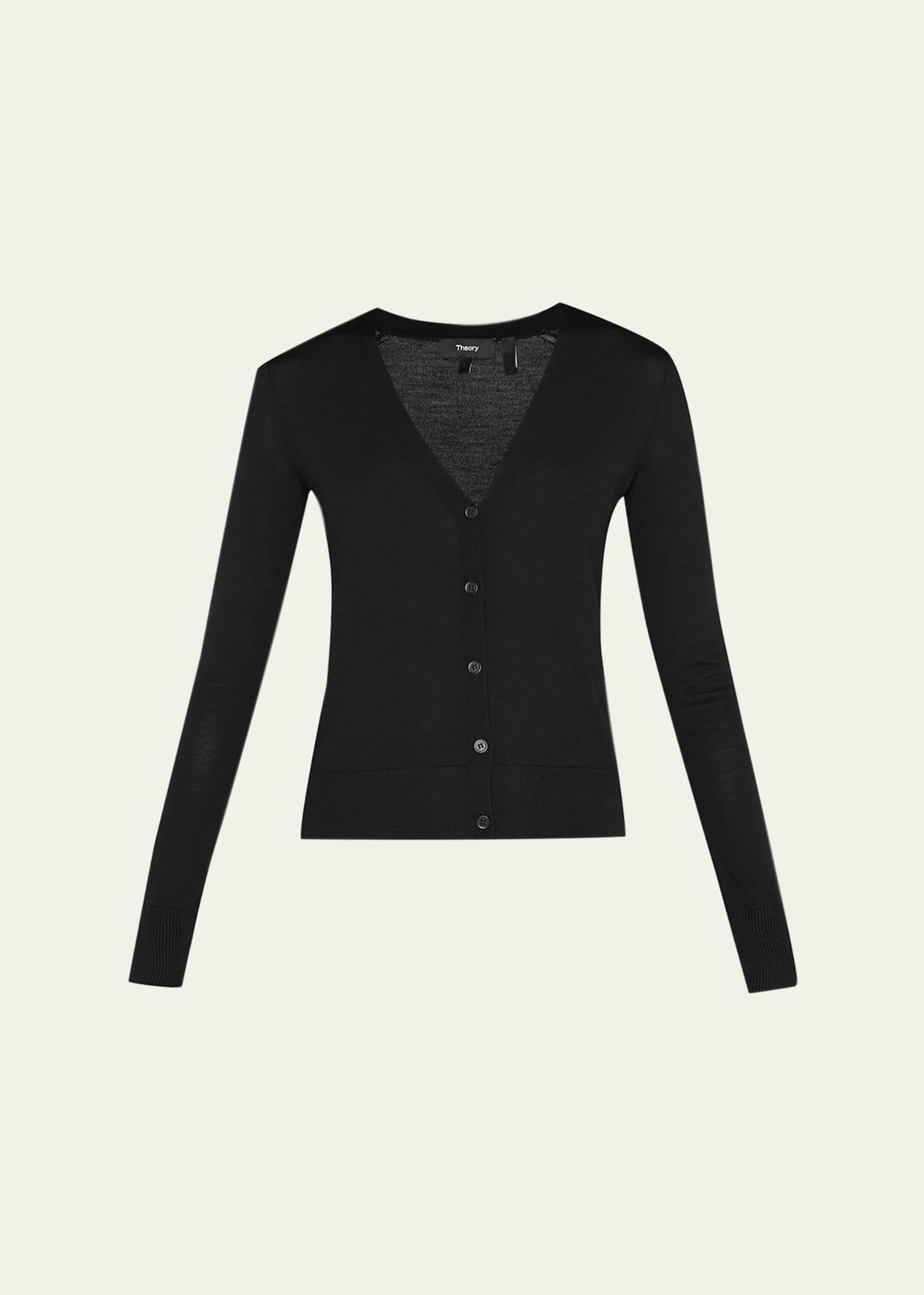Theory v cheap neck cardigan