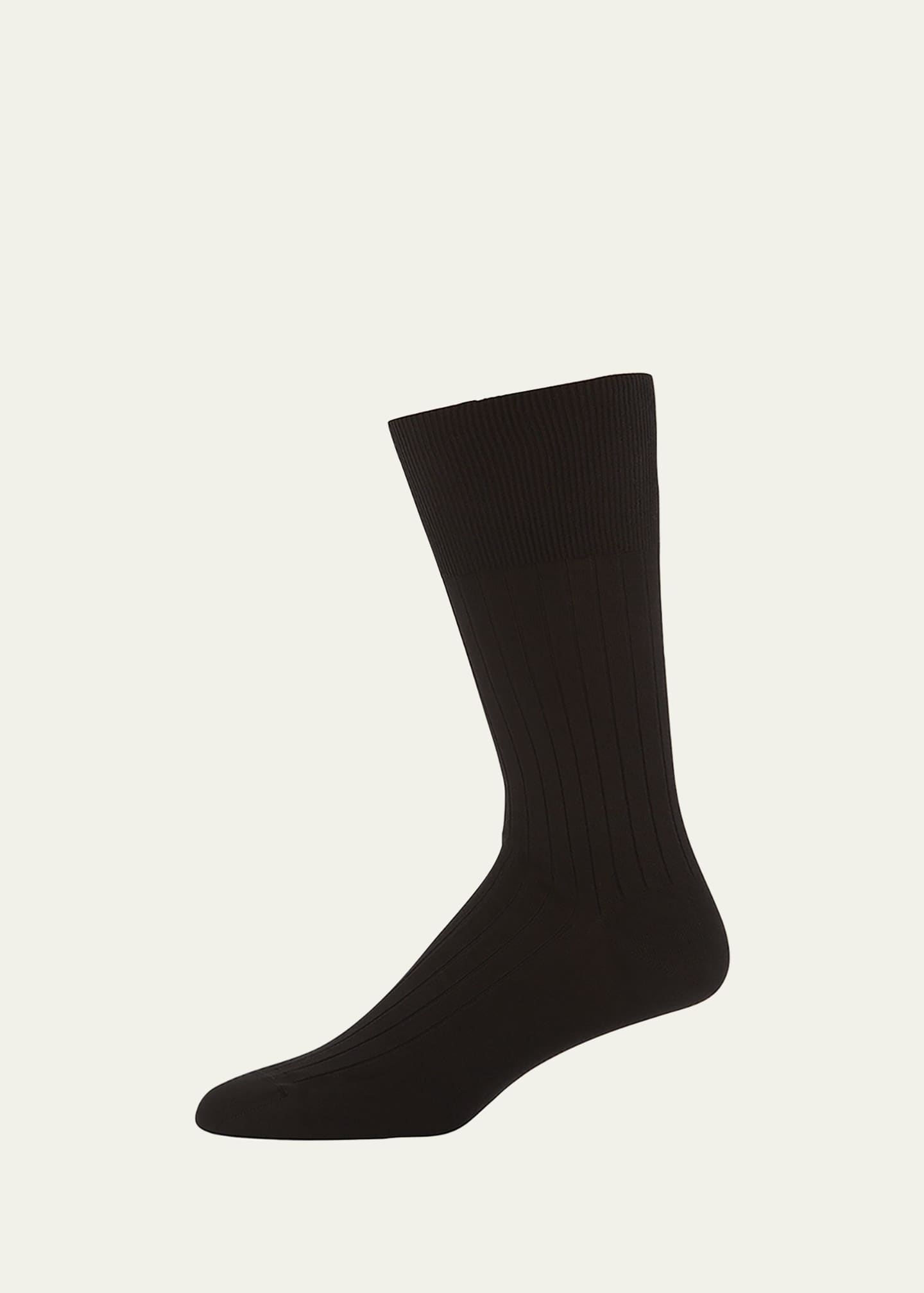 Marcoliani Rib-Knit Cotton Socks