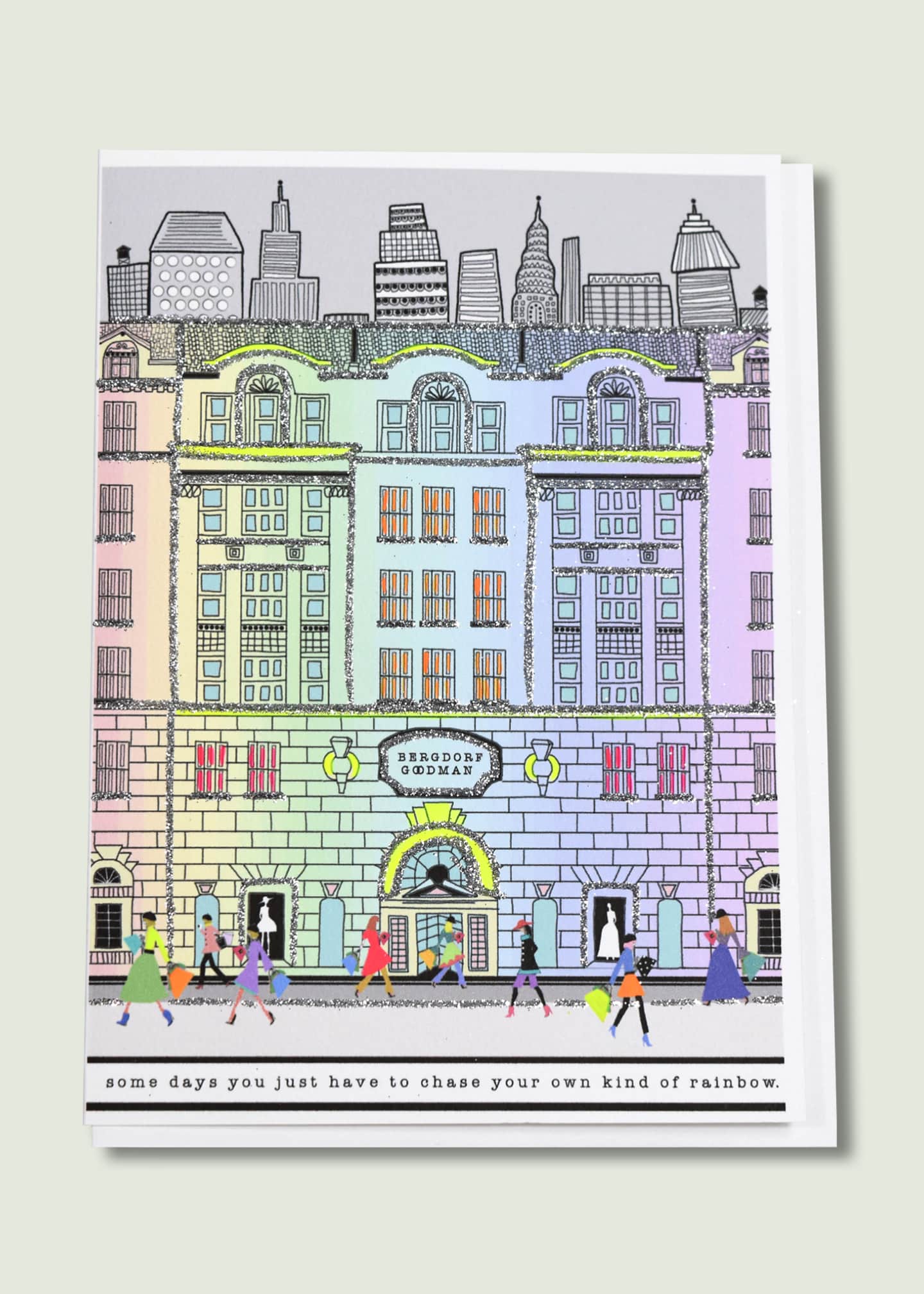 Verrier Some Days You Just Have To Chase Your Own Kind Of Rainbow Greeting Card