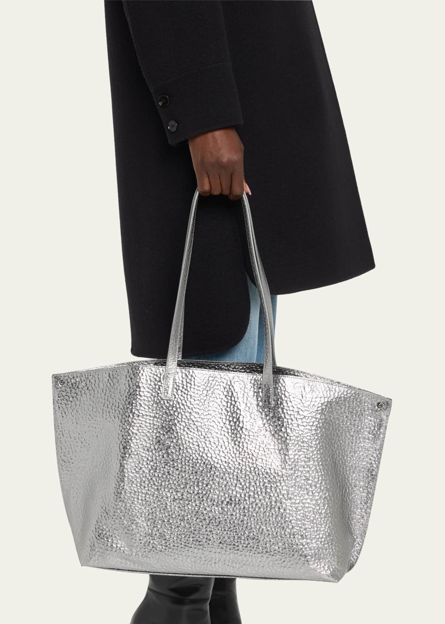Akris Ai Medium Hammered Shoulder Bag Image 2 of 5