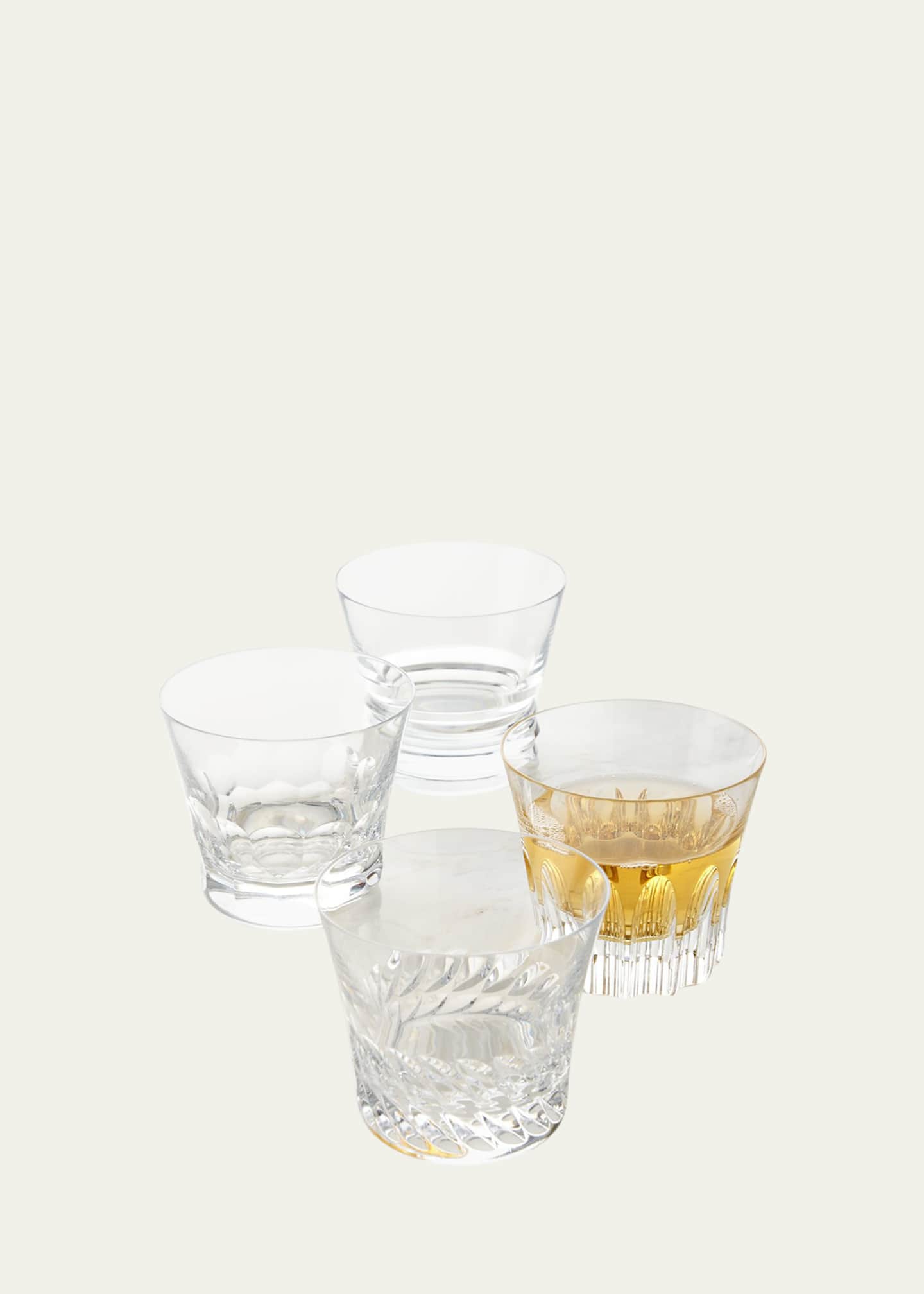 Baccarat Dallas Assorted Double Old-Fashioned Glasses, Set of 4 Image 1 of 3