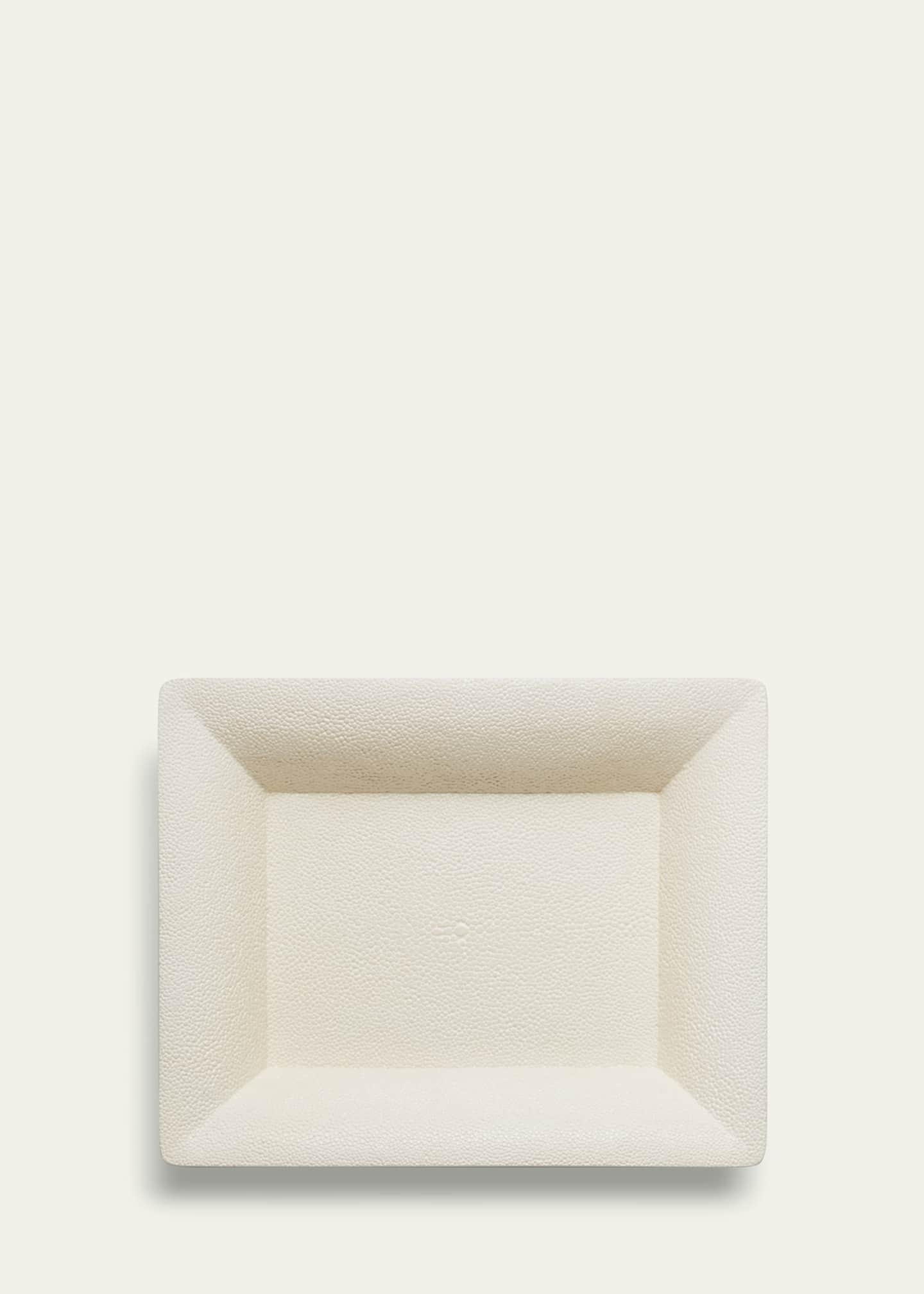 AERIN Faux Shagreen Rectangle Vide Poche Image 2 of 2