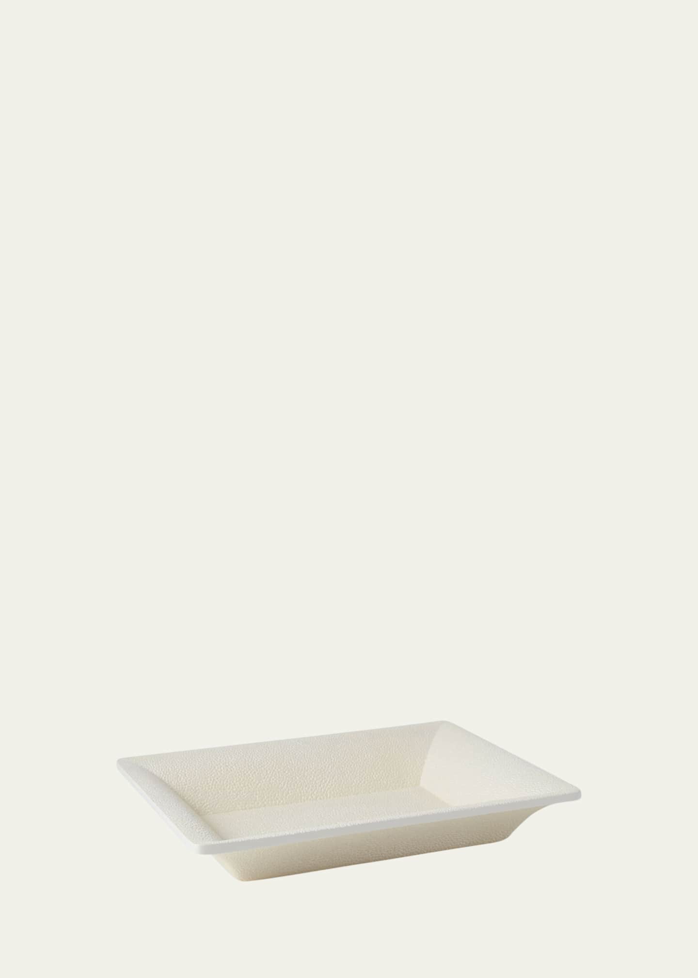 AERIN Faux Shagreen Rectangle Vide Poche Image 1 of 2