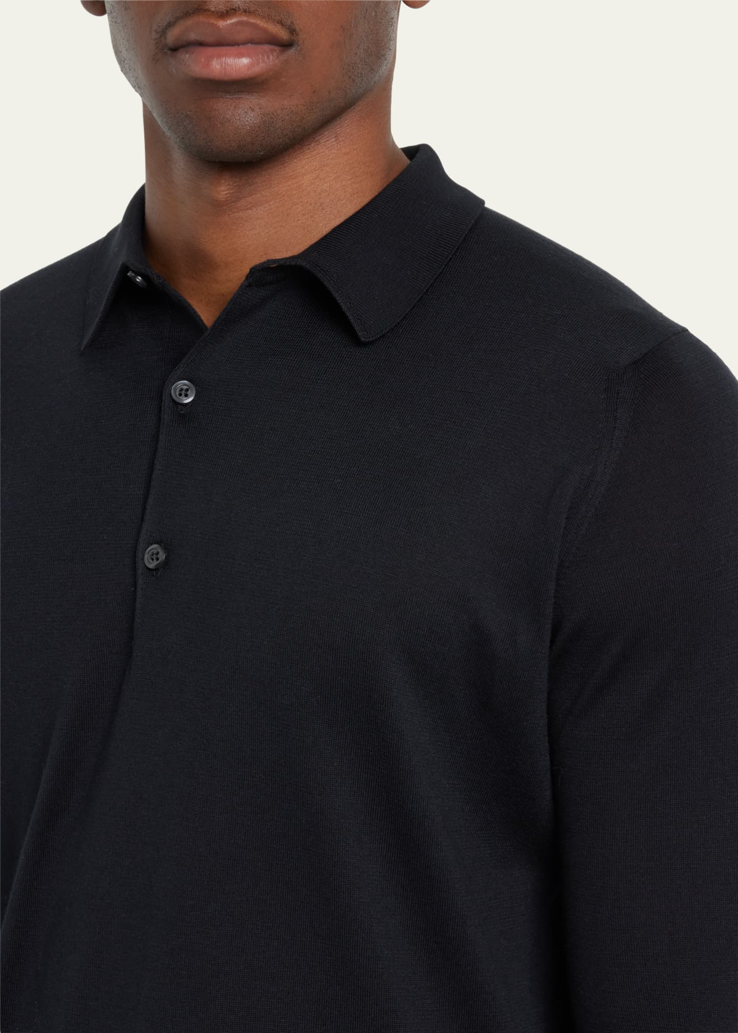 John Smedley Men's Bradwell Standard-Fit Polo Shirt Image 5 of 5