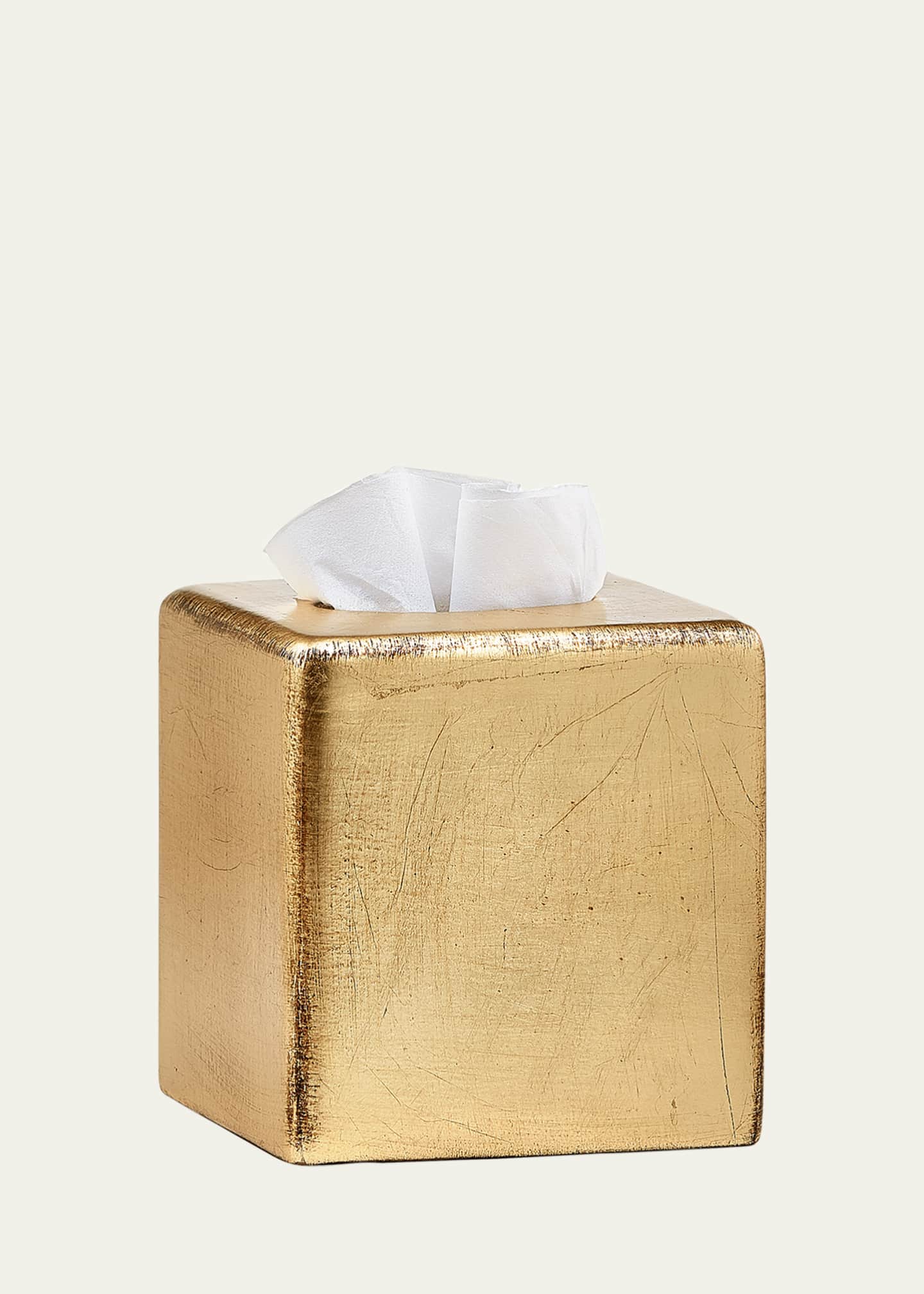 Labrazel Ava Tissue Box Cover, Gold