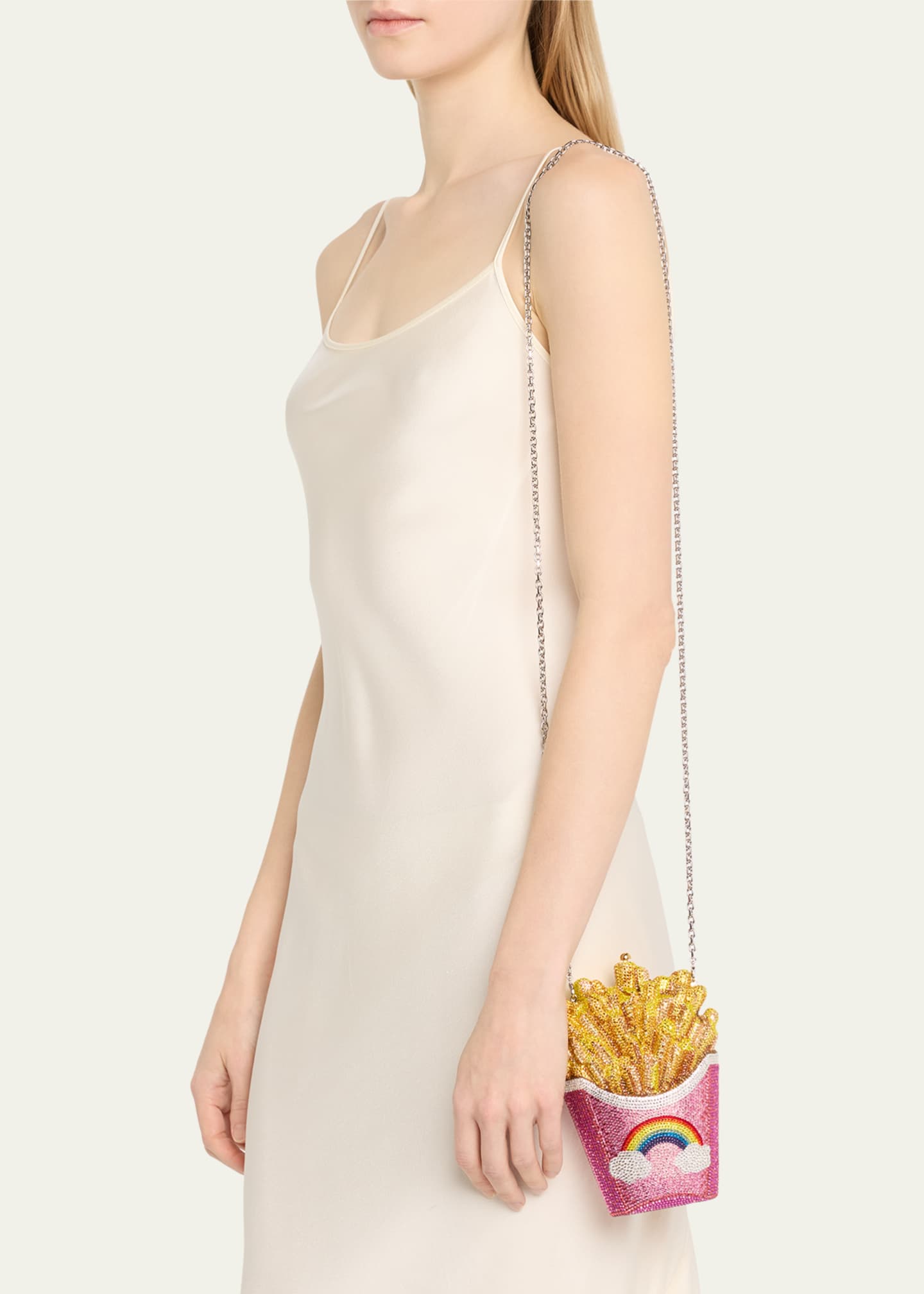 Judith Leiber Couture French Fries Rainbow Clutch Bag Image 2 of 4