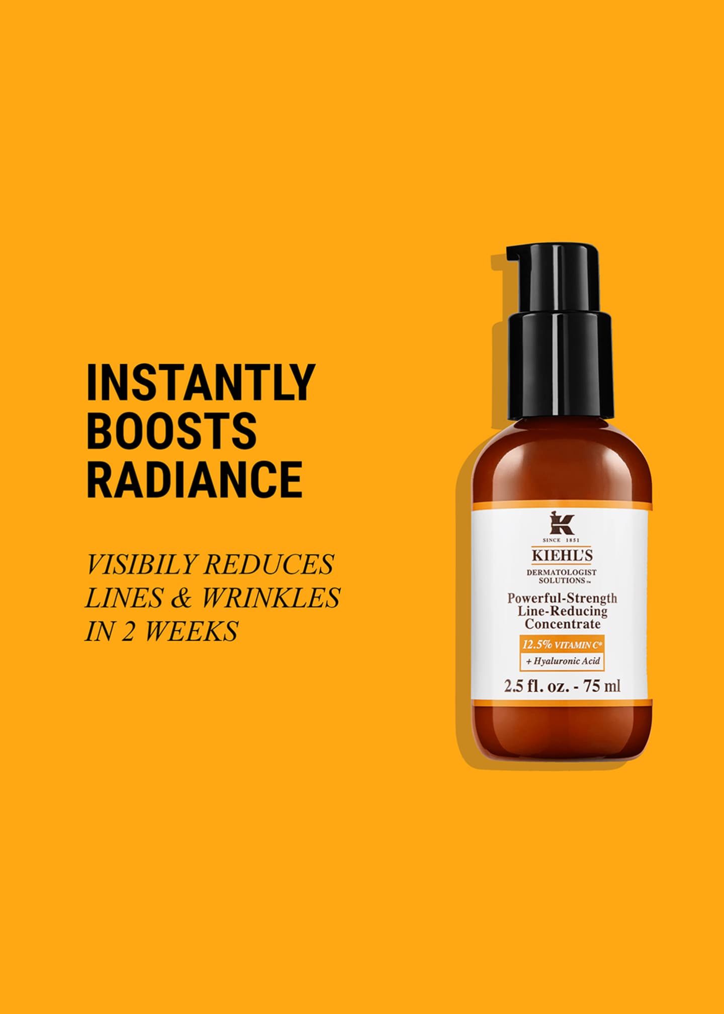 Kiehl's Since 1851 Powerful Strength Line Reducing Concentrate, 1.7 oz. Image 3 of 5