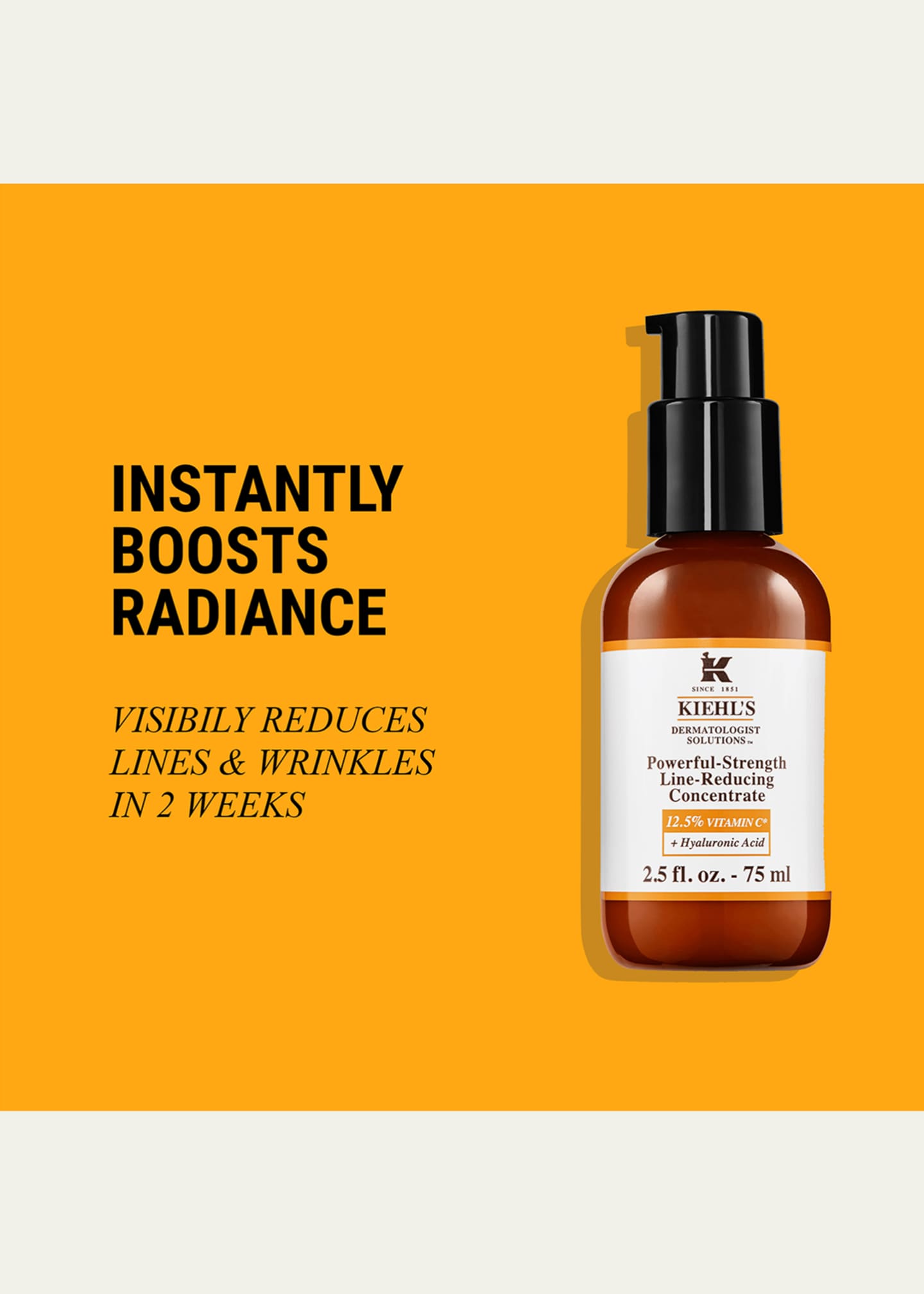 Kiehl's Since 1851 Powerful Strength Line Reducing Concentrate, 2.5 oz. Image 3 of 5