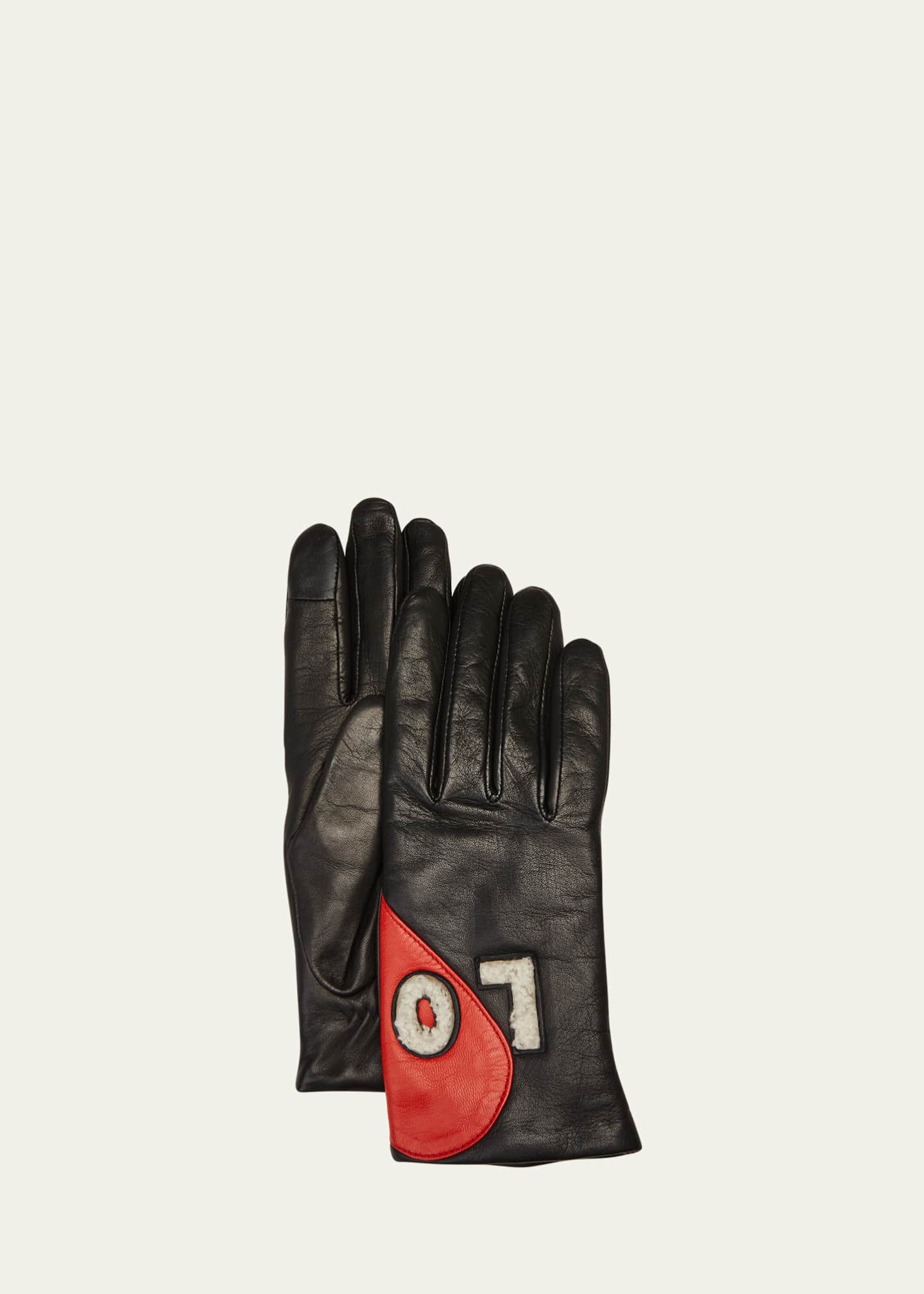 Agnelle Love Leather Gloves Image 1 of 2