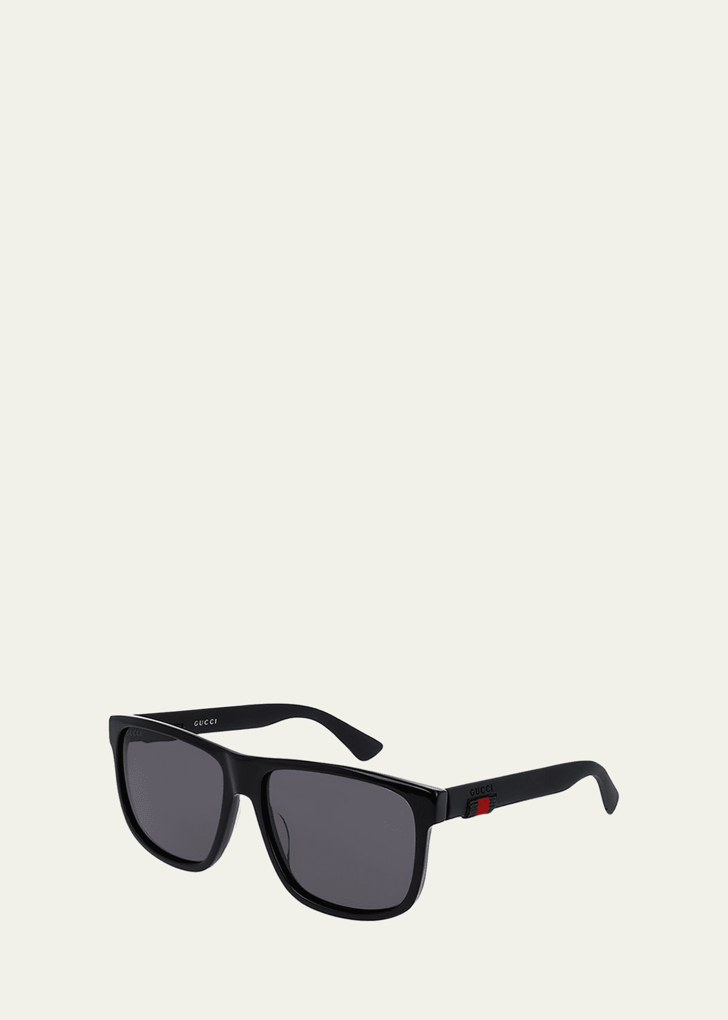 Gucci Men's Square Acetate Logo Sunglasses - Bergdorf Goodman