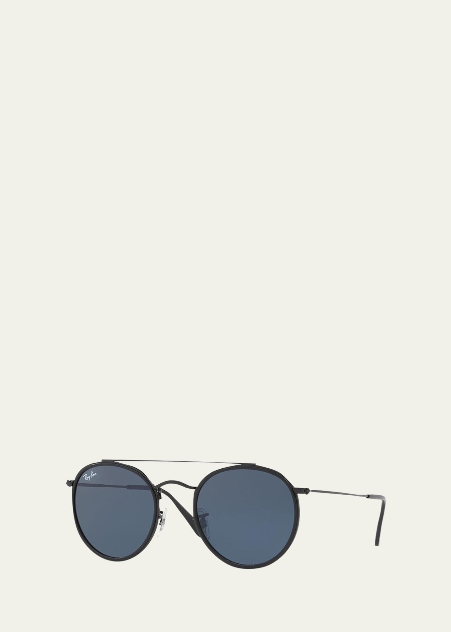 Ray-Ban ROUND L サングラス Ray-Ban Monochromatic Round Metal Sunglasses, 51MM - Bergdorf Goodman