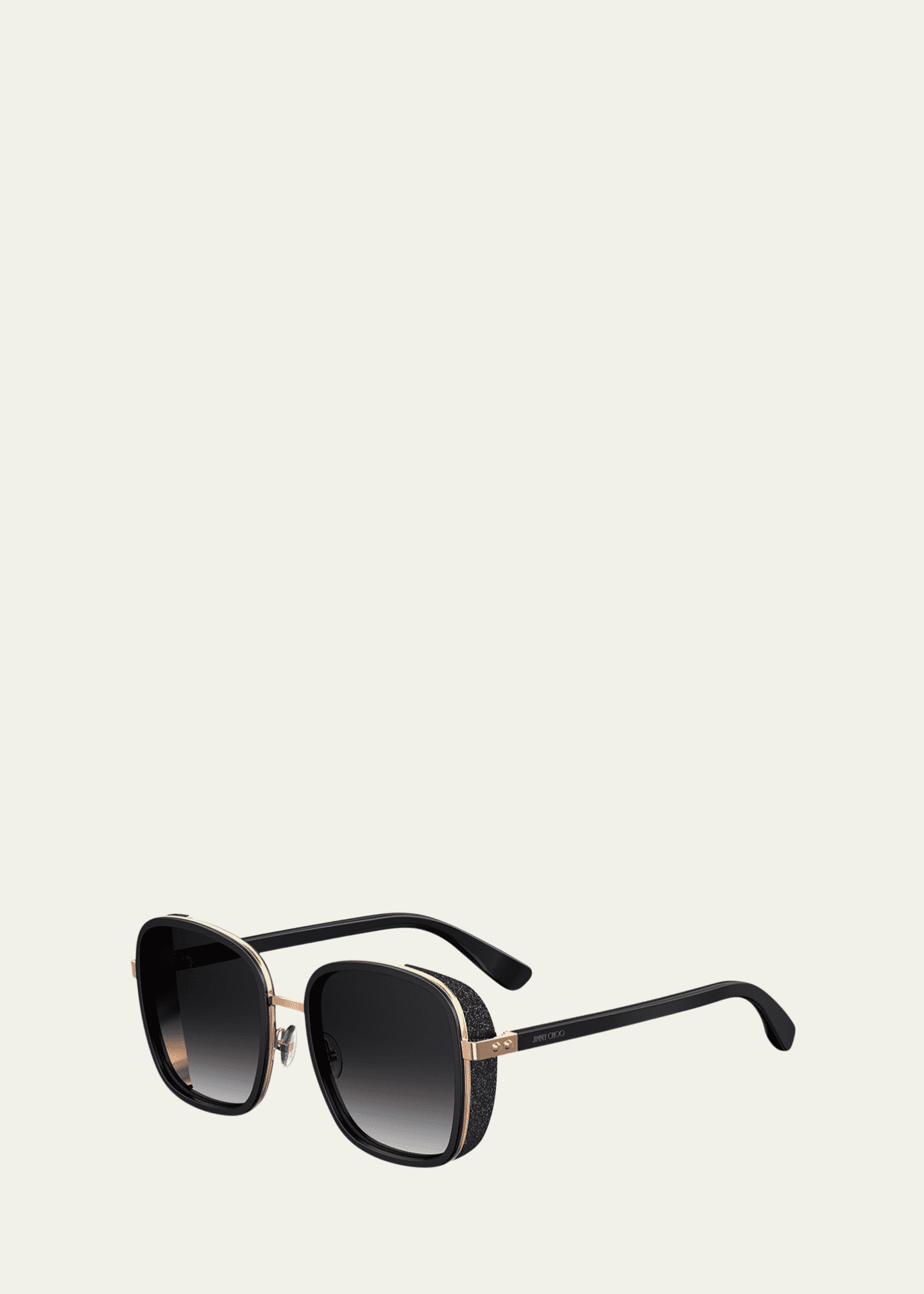 Jimmy Choo Black Unisex Sunglasses