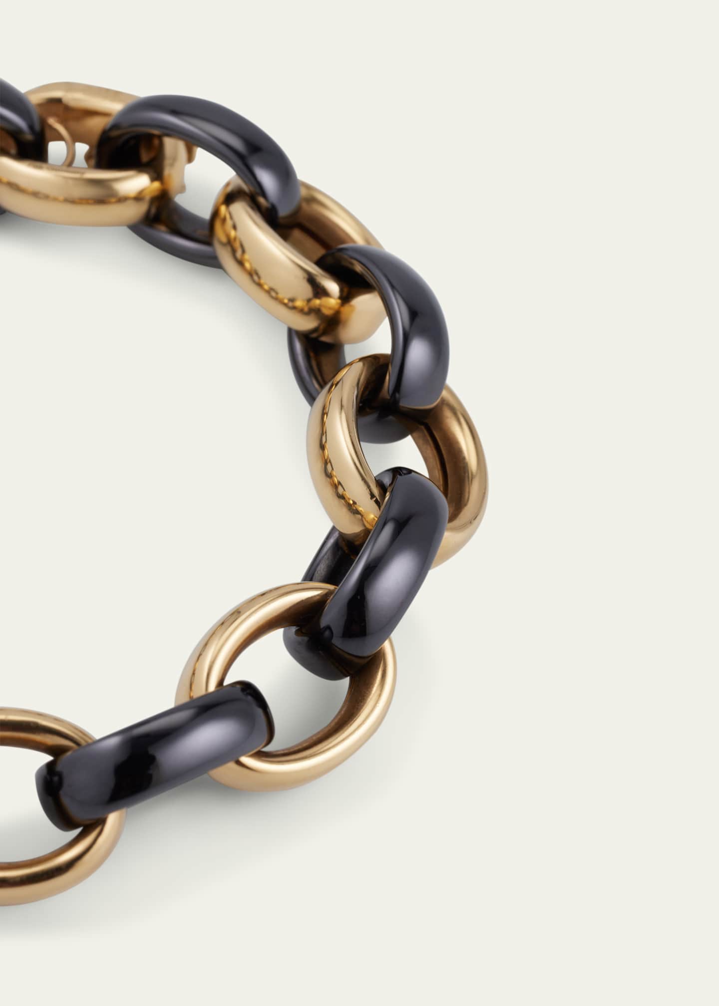 Monica Rich Kosann Marilyn Black Ceramic Link Bracelet Image 3 of 4