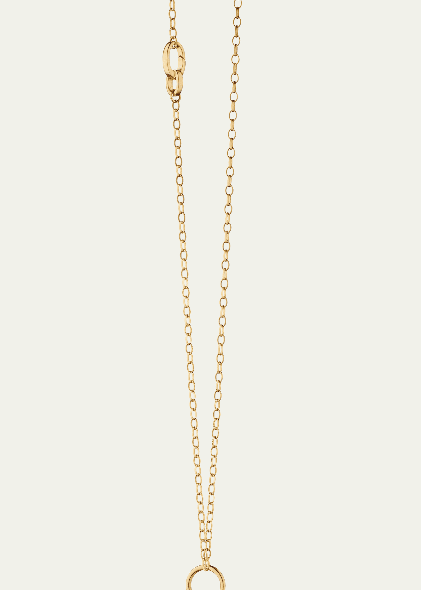 Monica Rich Kosann 18K Gold Belcher Chain Necklace with 3 Enhancers Image 2 of 2