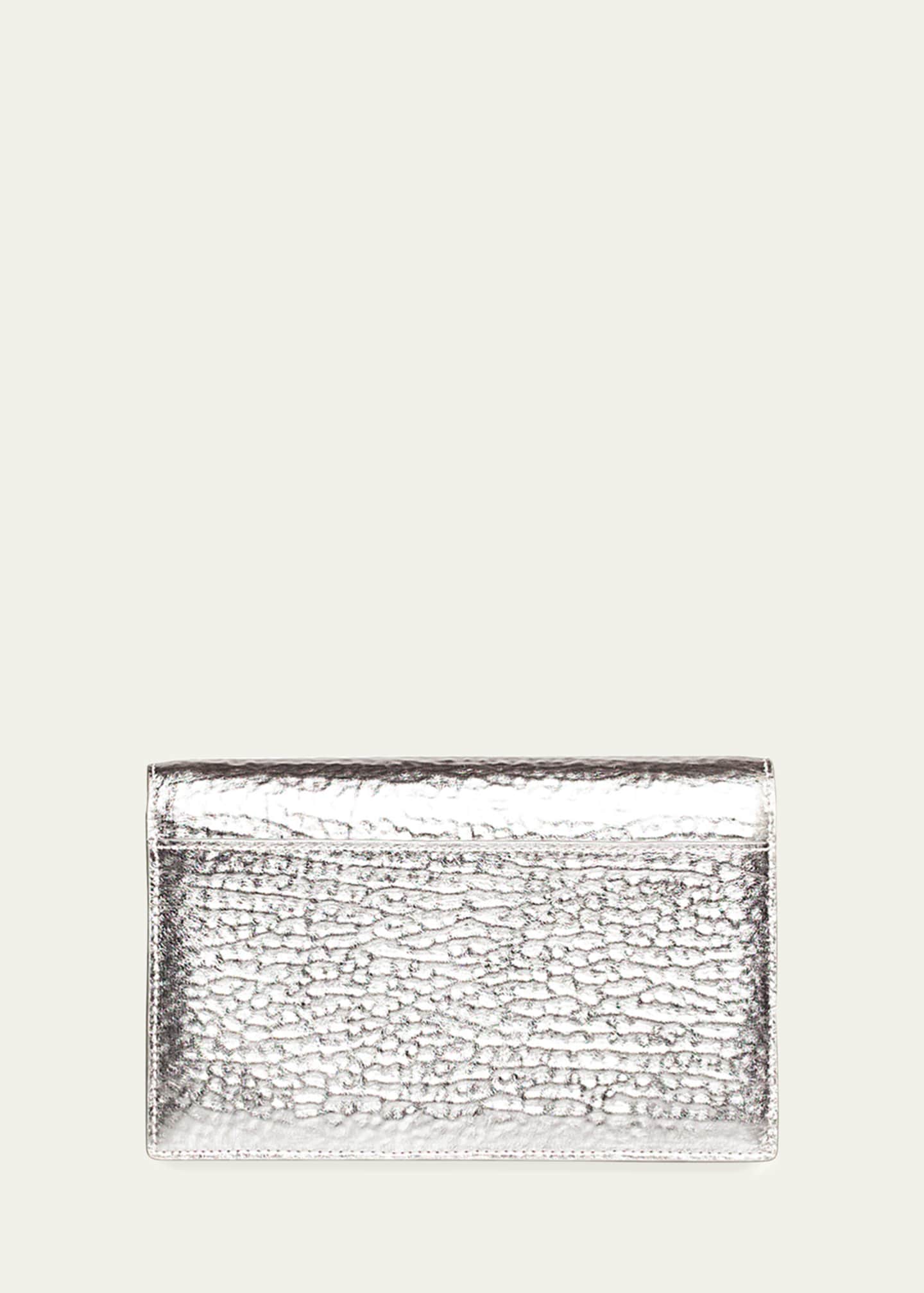 Akris Anouk Hammered Leather Envelope Clutch Bag Image 2 of 3