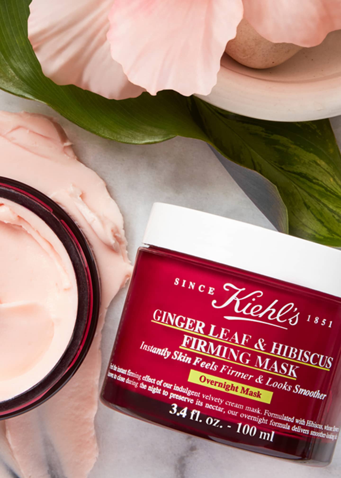 Kiehl's Since 1851 Ginger Leaf & Hibiscus Firming Mask, 3.4 oz. Image 2 of 5