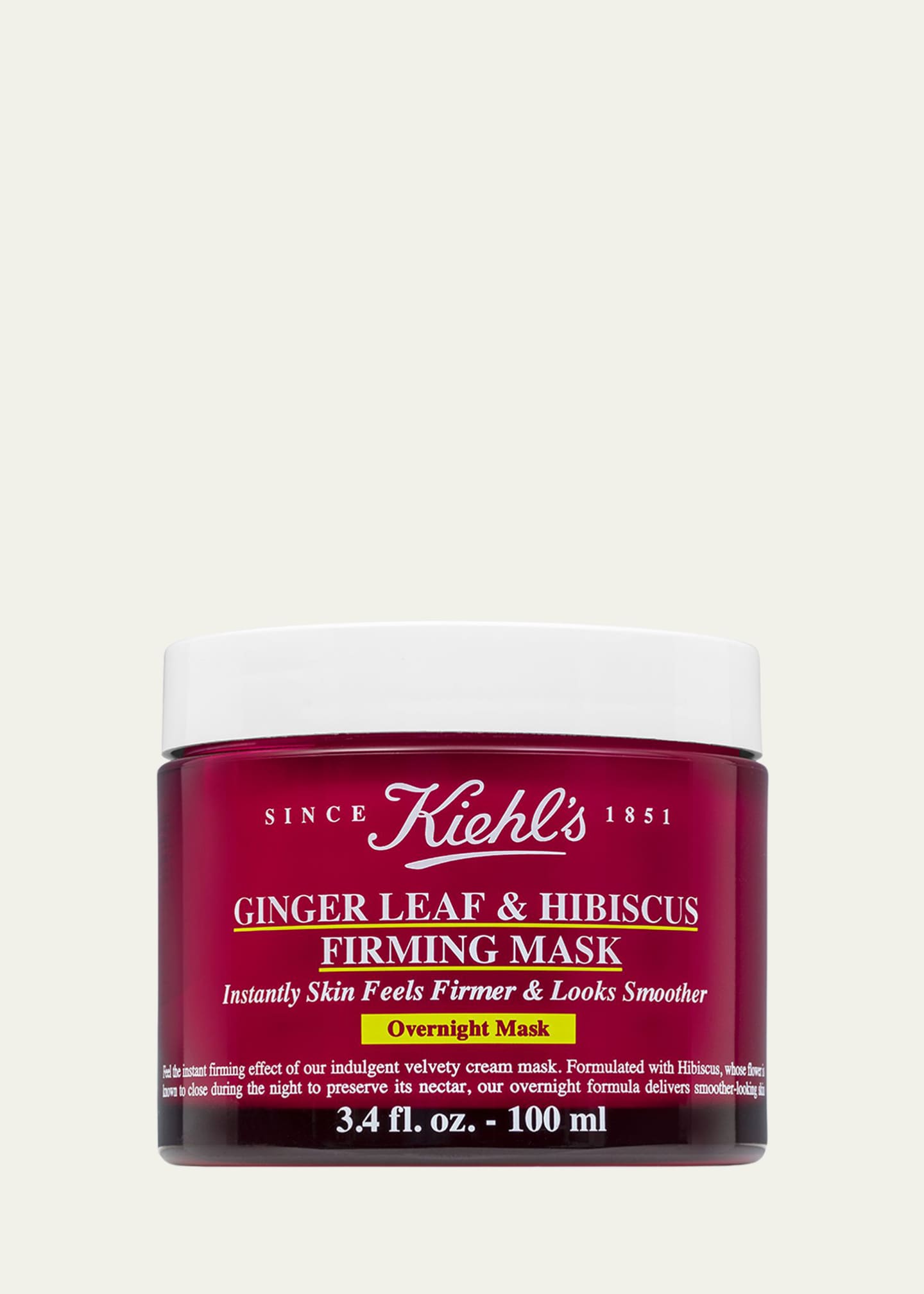 Kiehl's Since 1851 Ginger Leaf & Hibiscus Firming Mask, 3.4 oz. Image 1 of 5