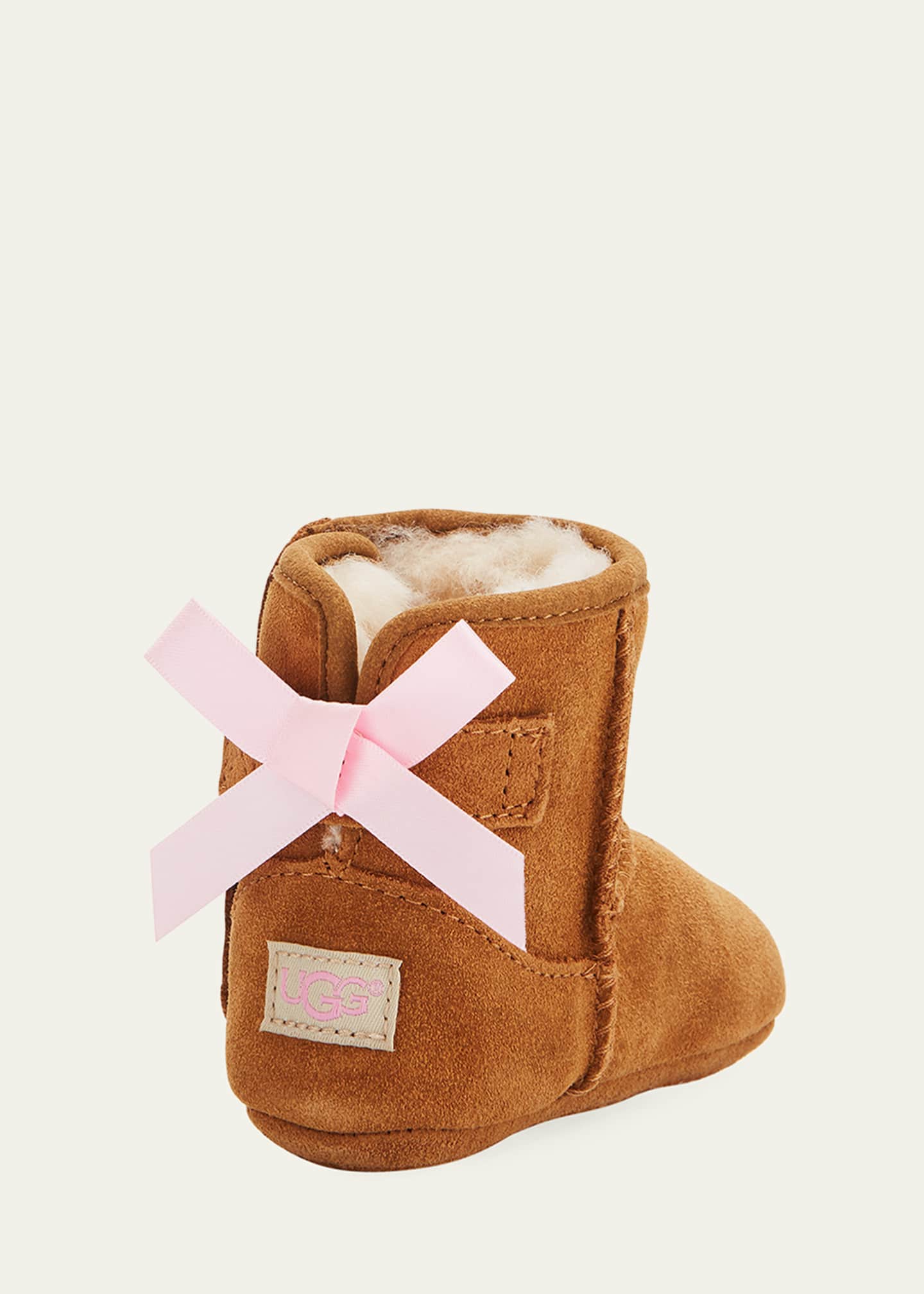 UGG Kids Jesse Bow II suede boots - Pink