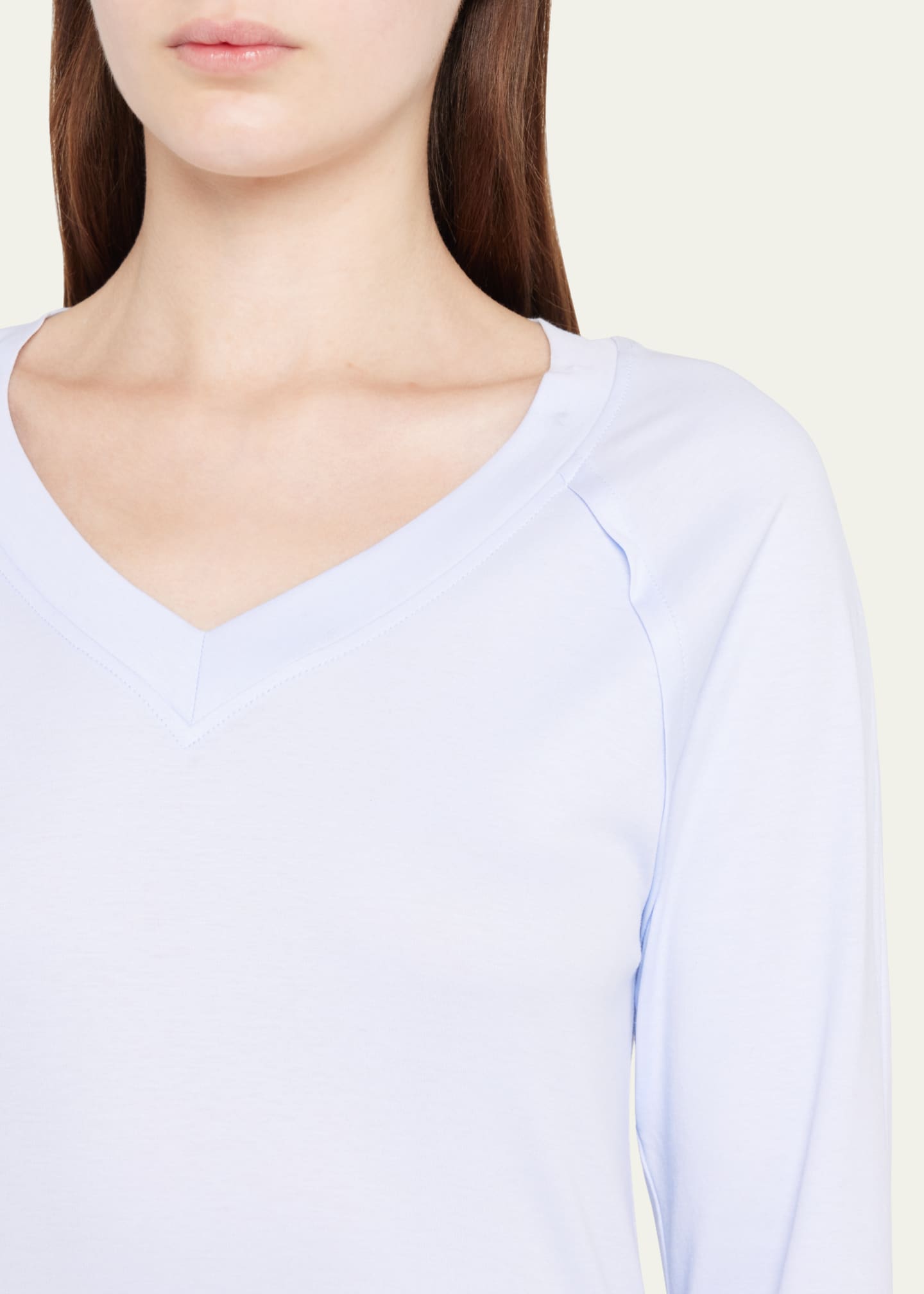 Hanro Pure Essence Long-Sleeve Nightgown Image 5 of 5