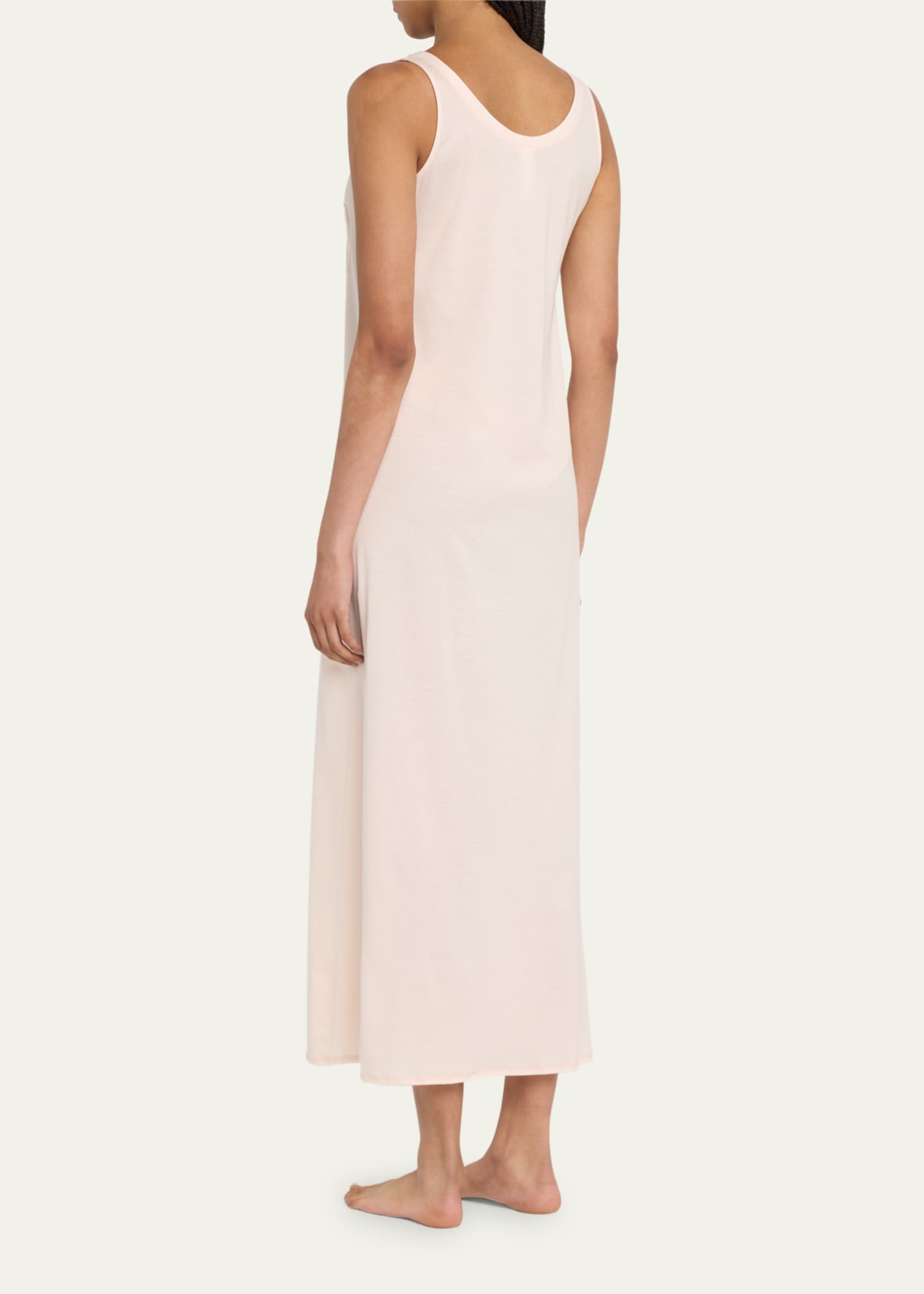 Hanro Cotton Deluxe Long Tank Gown Image 3 of 5