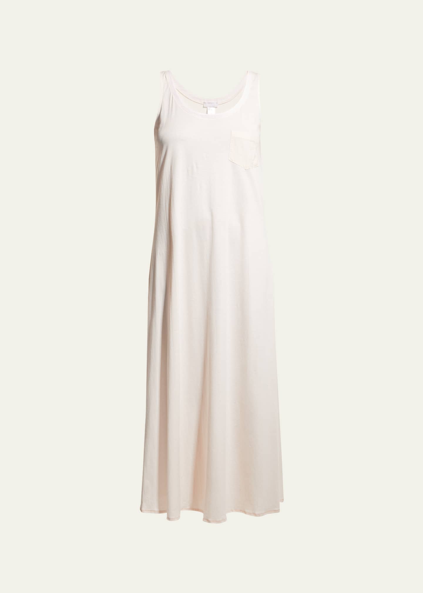Hanro Cotton Deluxe Long Tank Gown Image 5 of 5