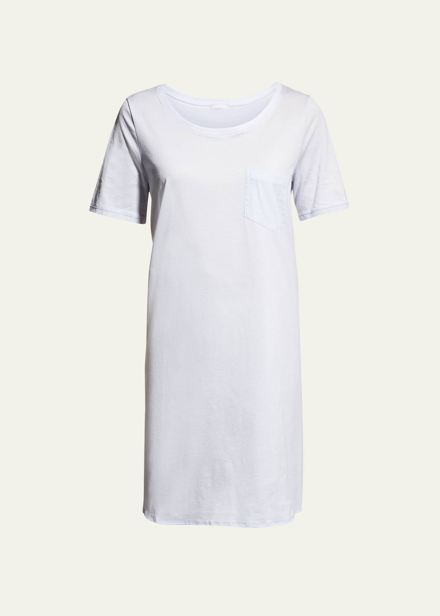 Hanro Cotton Deluxe Short-Sleeve Big Sleepshirt Image 1 of 5