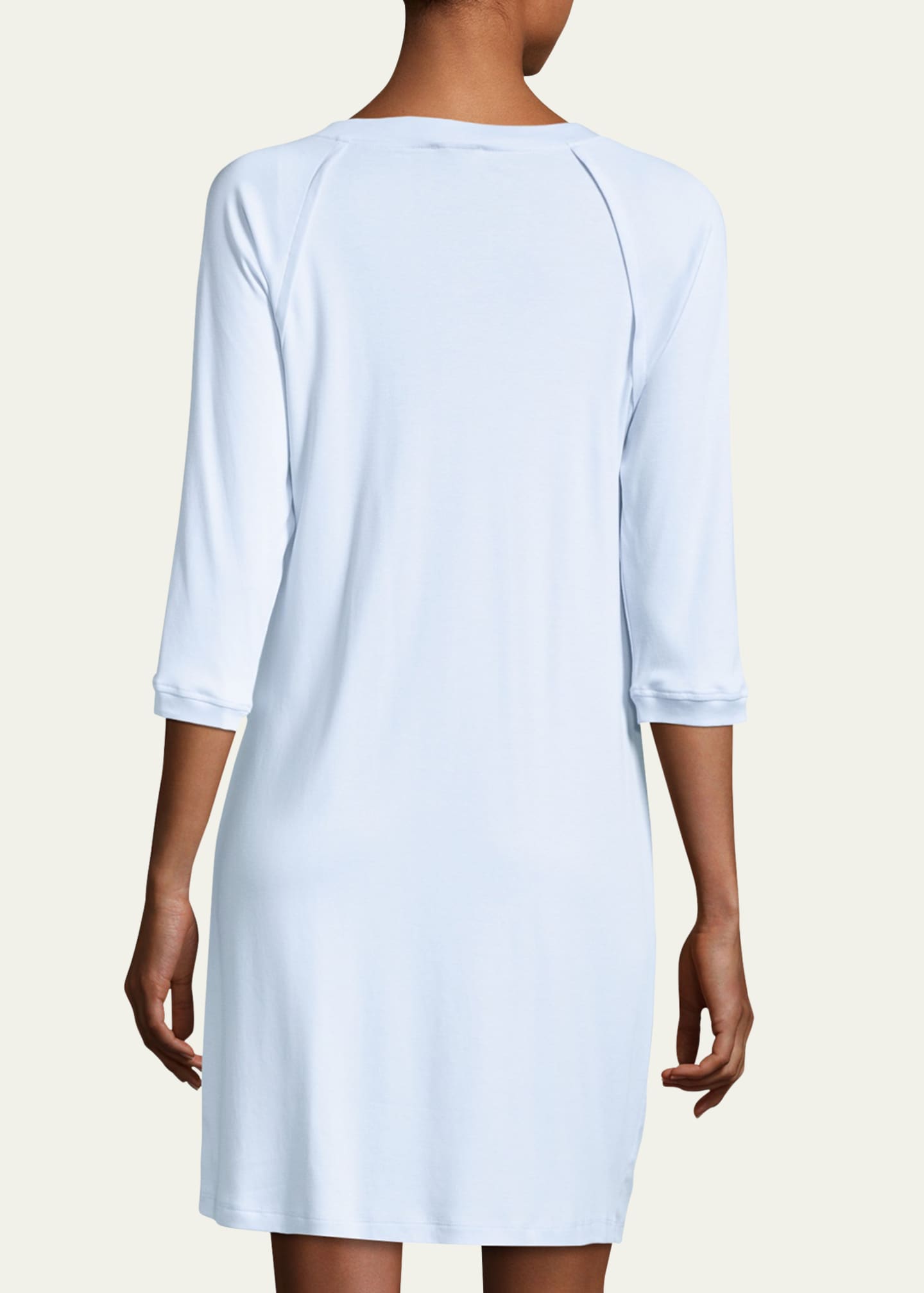 Hanro Pure Essence 3/4-Sleeve Gown Image 2 of 3