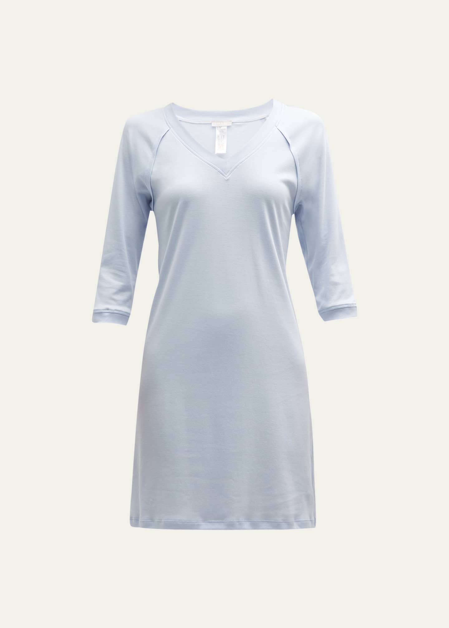 Hanro Pure Essence 3/4-Sleeve Gown Image 3 of 3