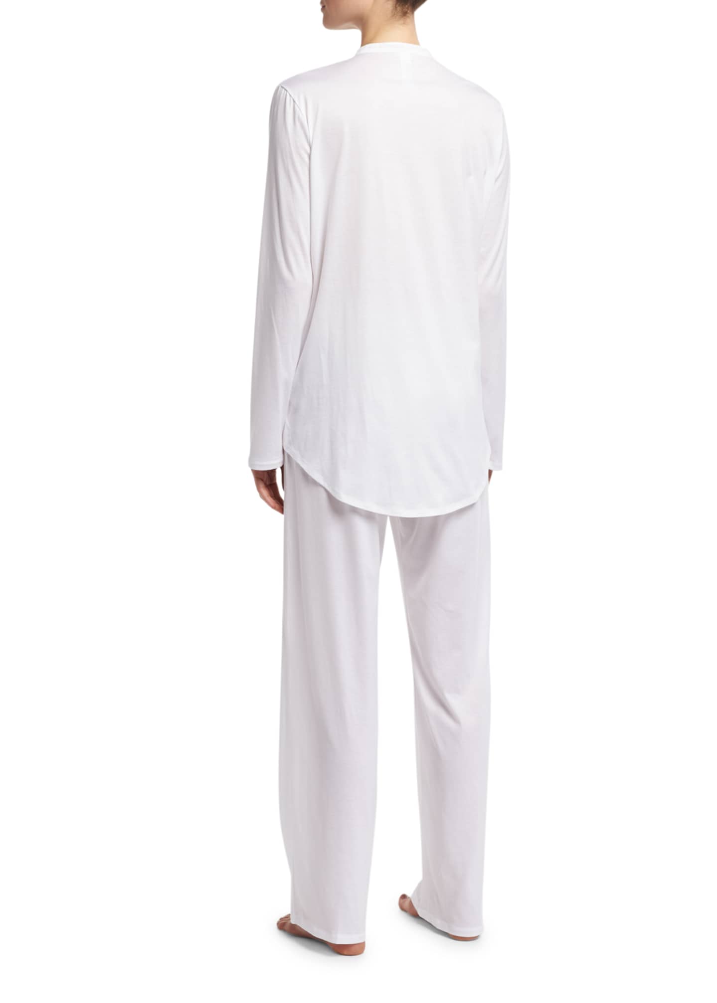 Hanro cotton deluxe pajama set hot sale