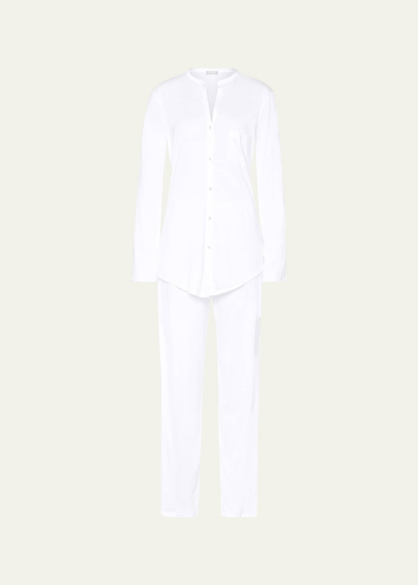 Hanro cotton deluxe pajama set clearance