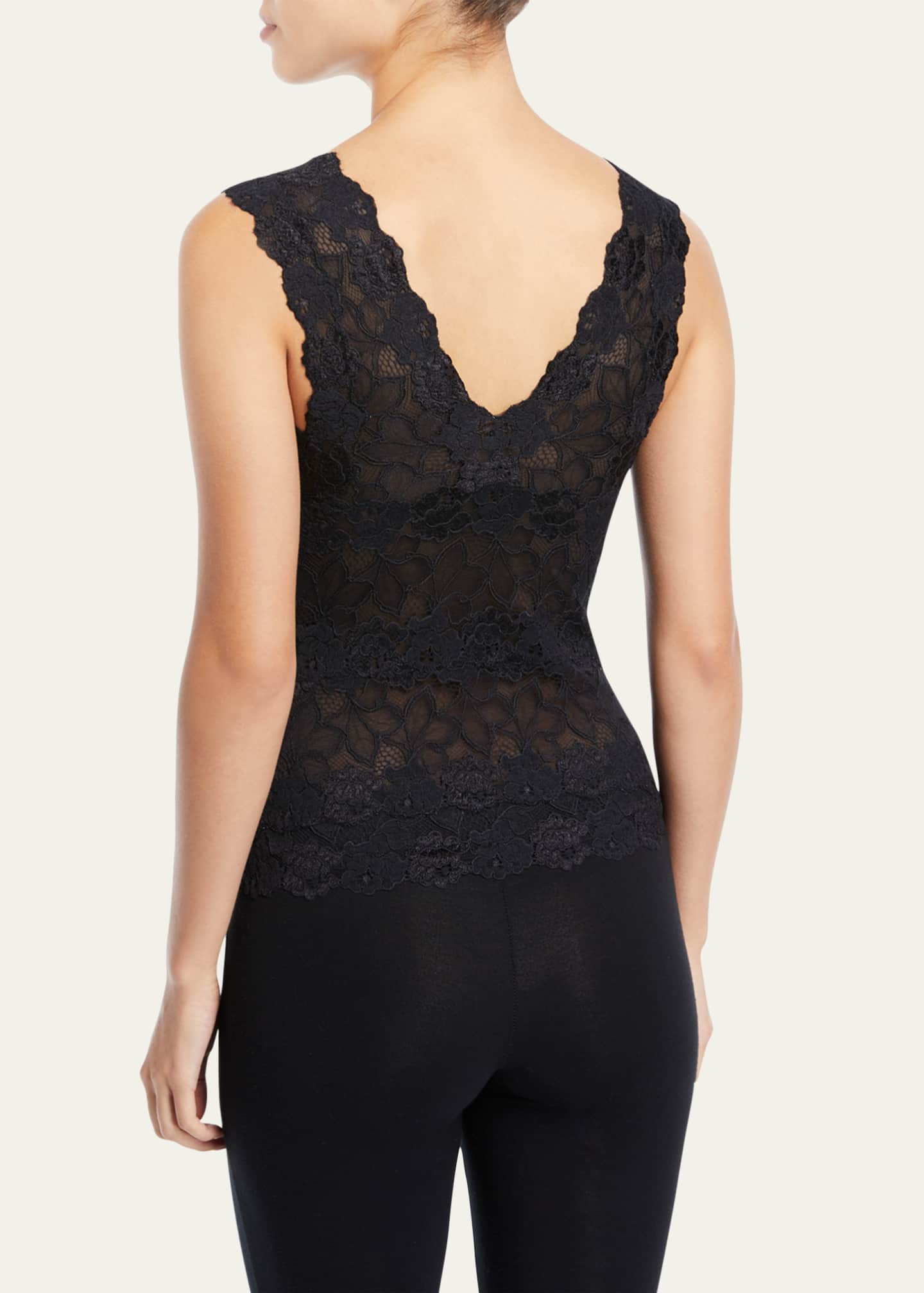 Josie Natori Rose Parfait Lace Tank Top Image 2 of 2