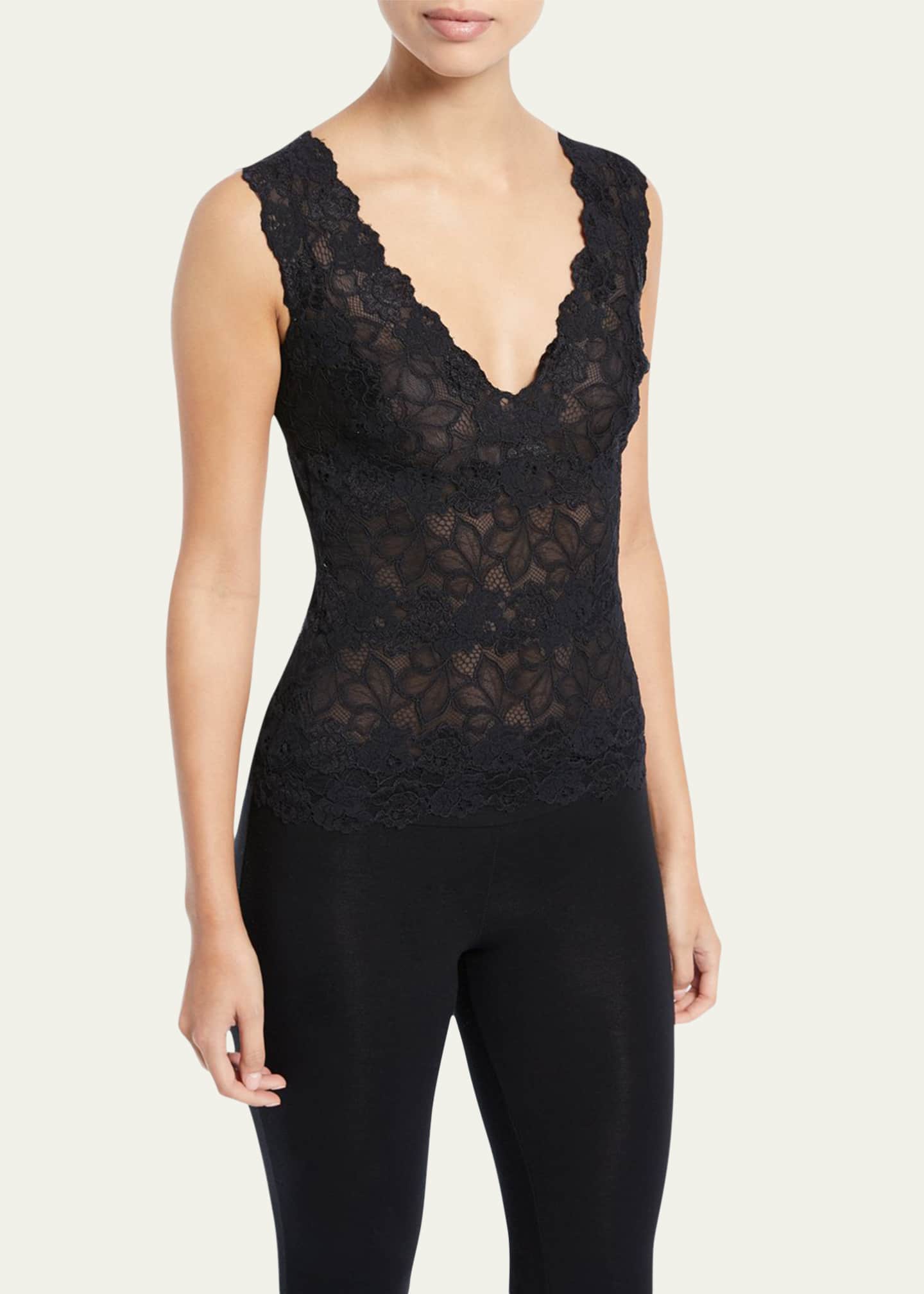 Josie Natori Rose Parfait Lace Tank Top Image 1 of 2