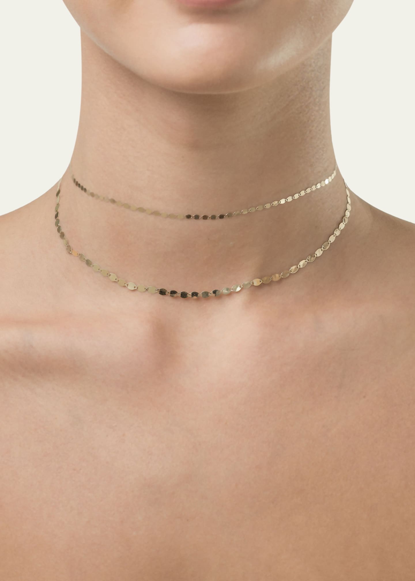 Lana Nude Solo Zipper Necklace