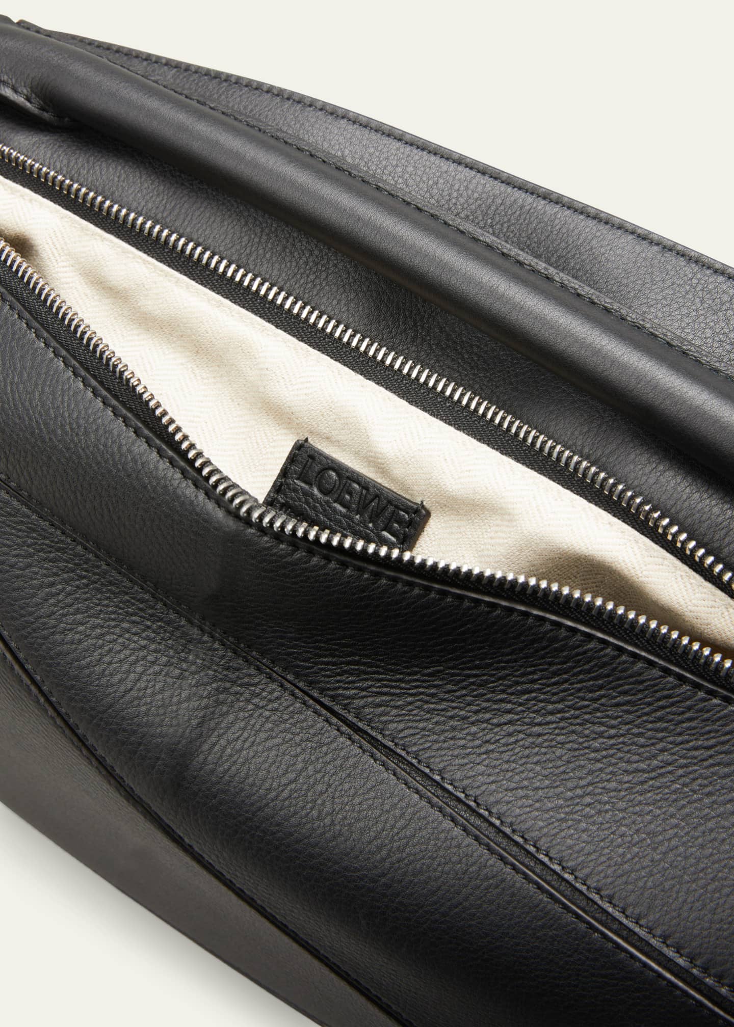 Loewe Women's Luxury Mini Puzzle Bag in Classic Calfskin for - Black - Shoulder Bags