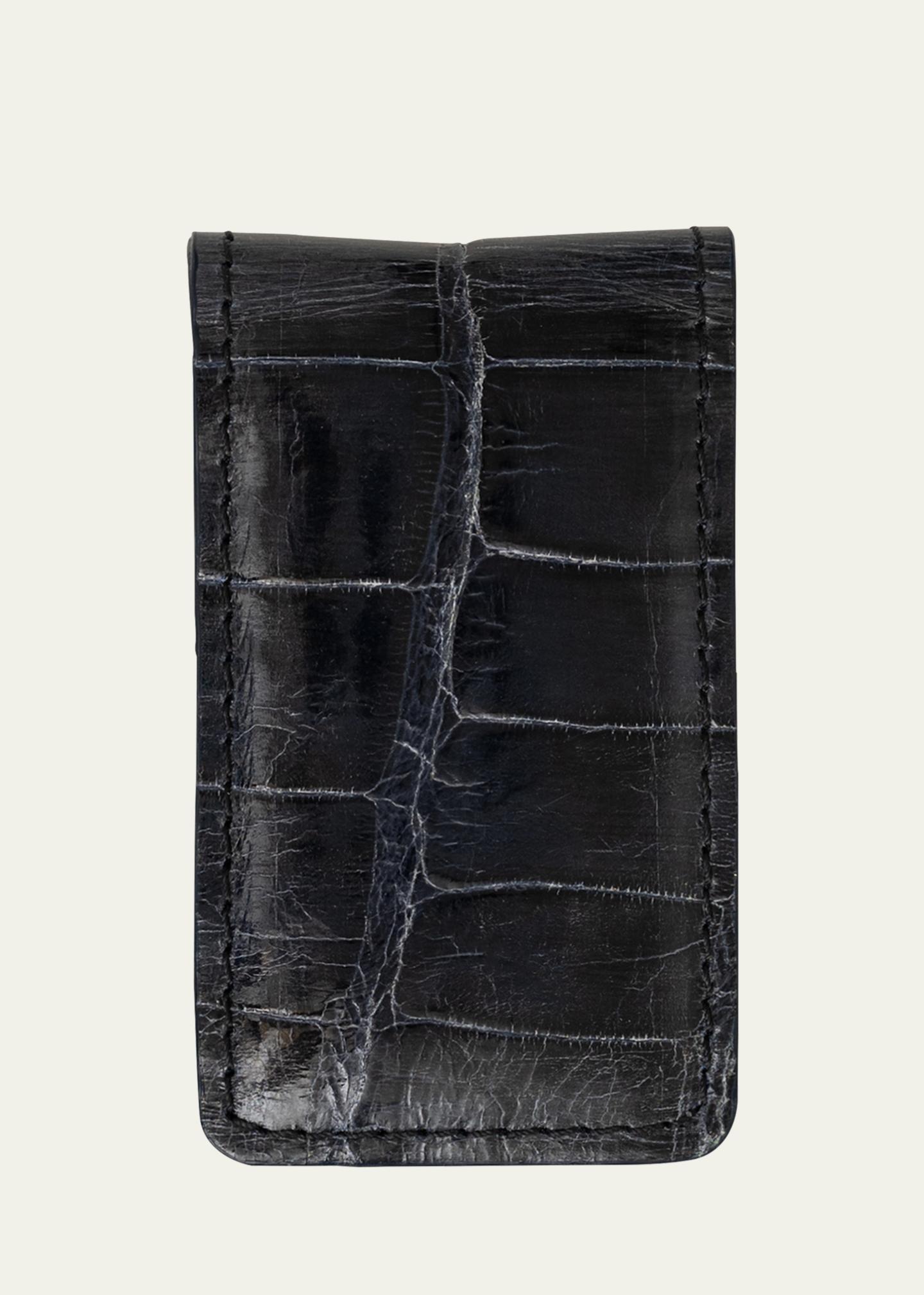 Abas Men's Alligator Leather Magnetic Money Clip - Bergdorf Goodman