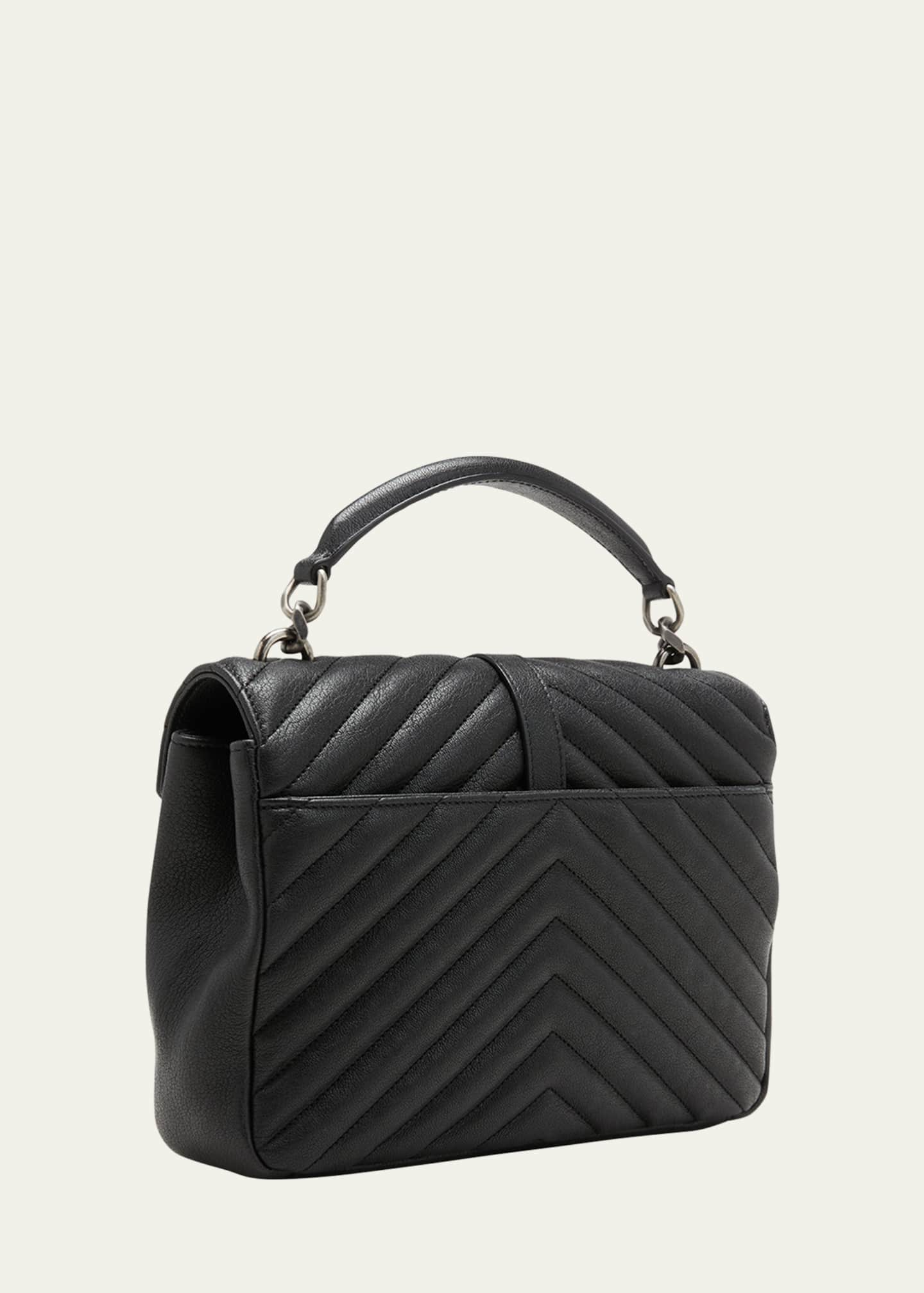 MEDIUM COLLEGE IN QUILTED LEATHER, Saint Laurent