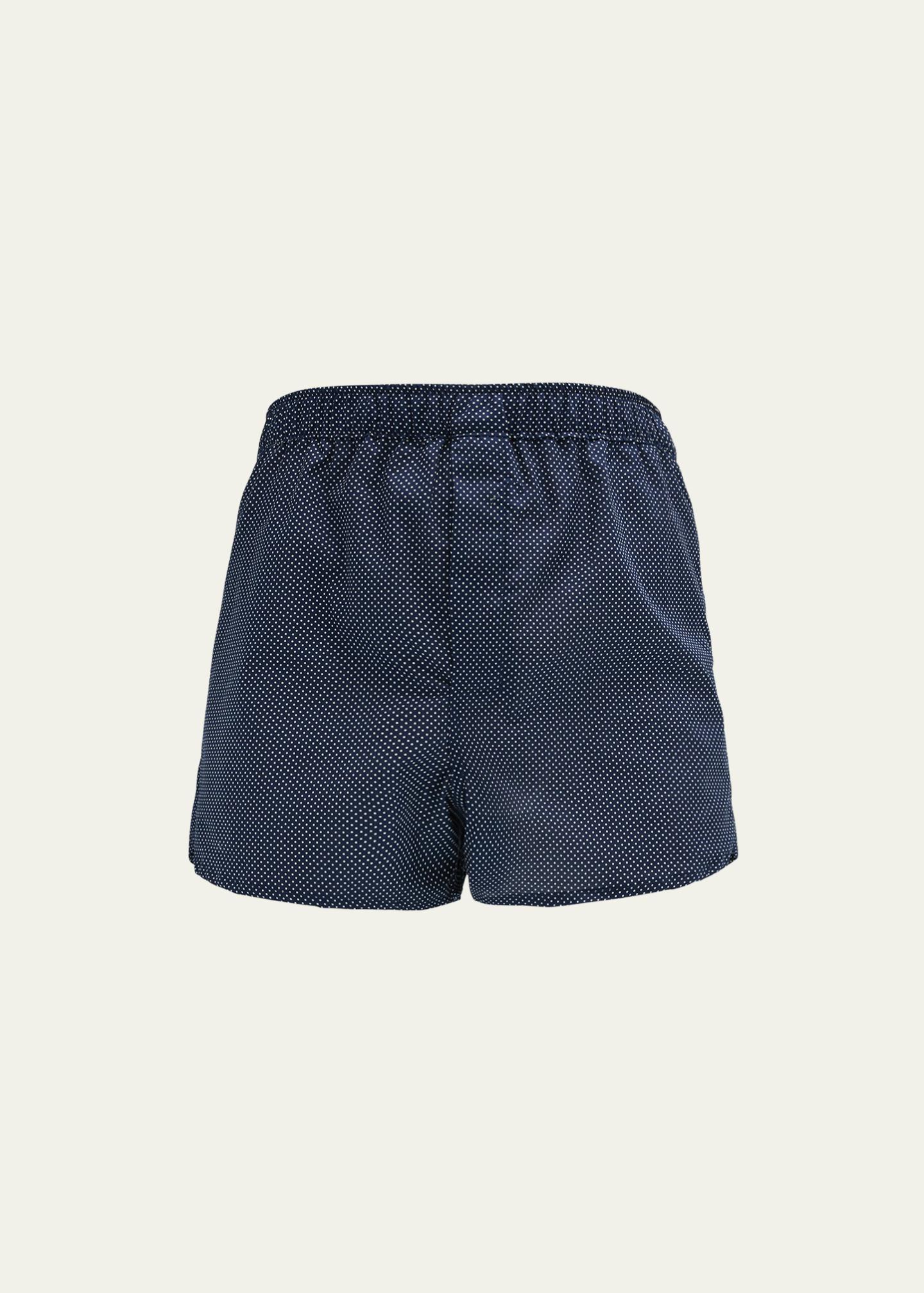 Boxer Uomo Derek Rose In Puro Cotone &ndash; Pantaloncino Classico Taglia Large (35-37&Prime;)