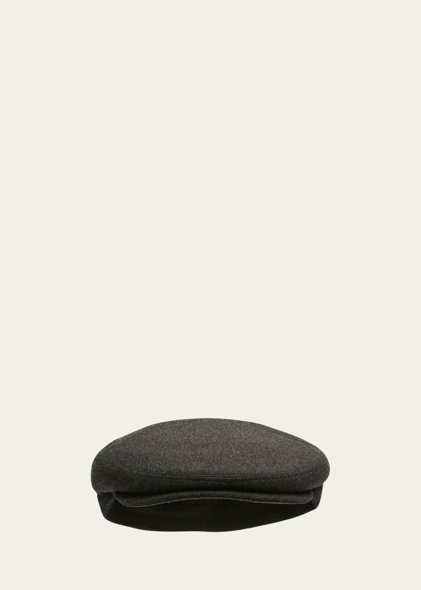 Bergdorf Goodman Men's Solid Cashmere Driver Hat Image 1 of 2