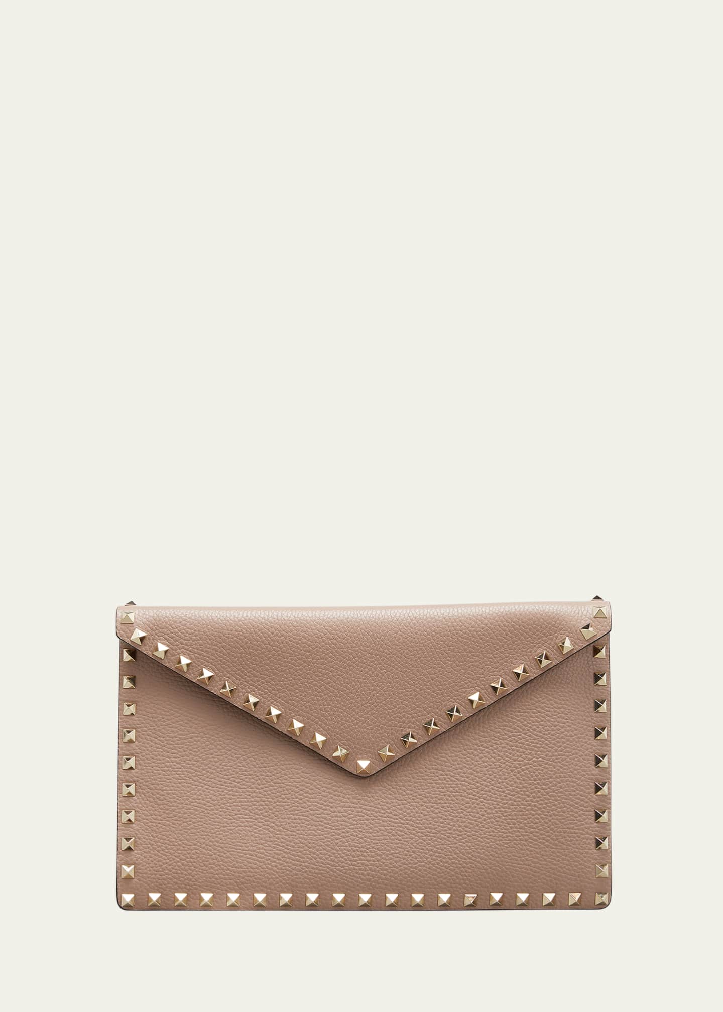 Valentino Garavani Rockstud Large Envelope Clutch Bag - Bergdorf