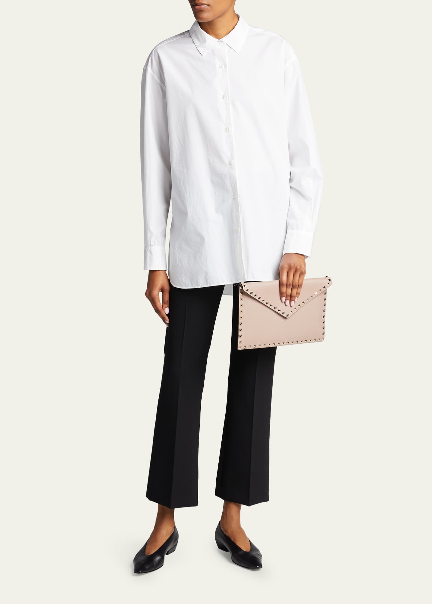 Rockstud Large Envelope Clutch Bag