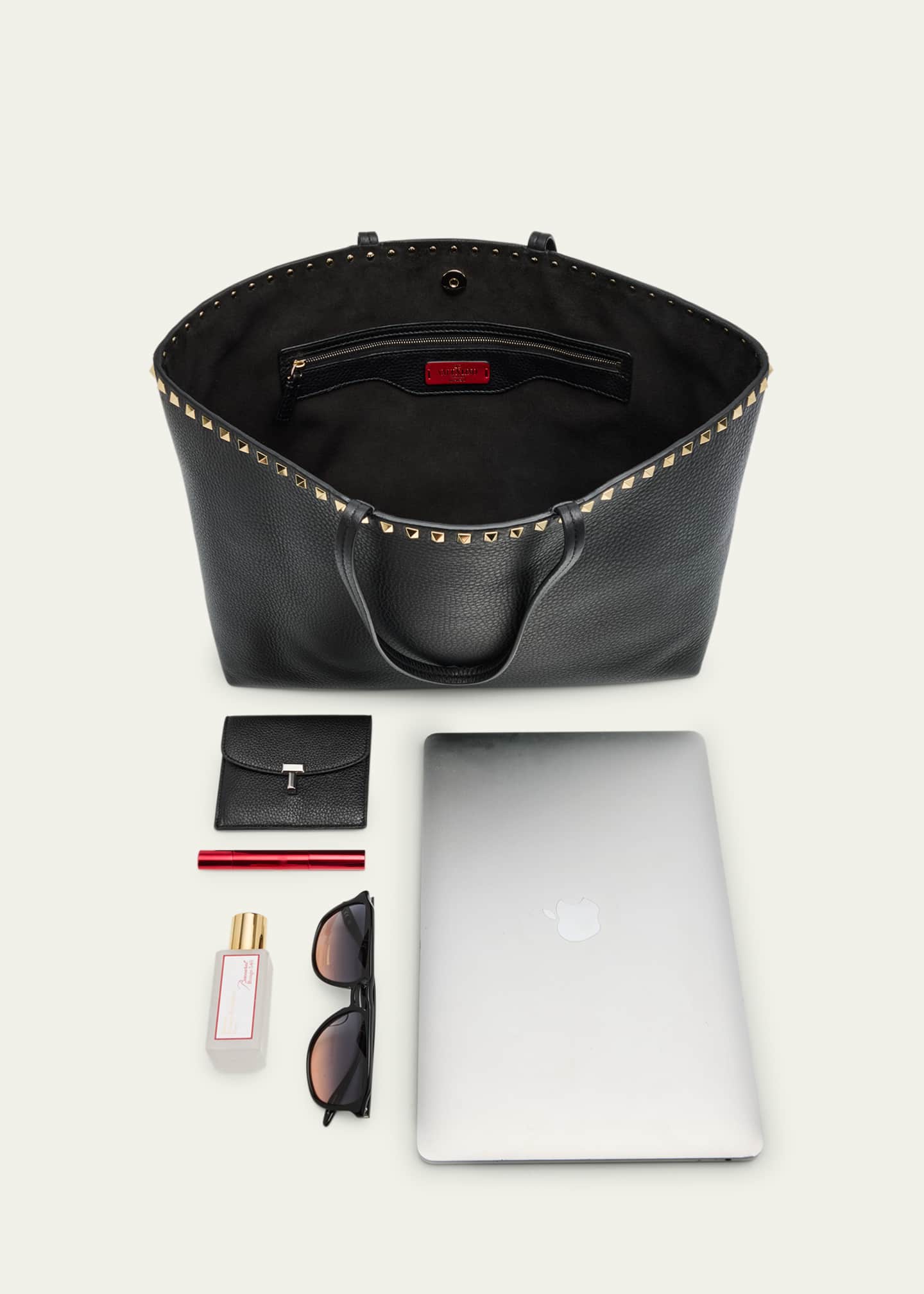 Valentino Garavani Rockstud Vitello Tote Bag - Bergdorf Goodman
