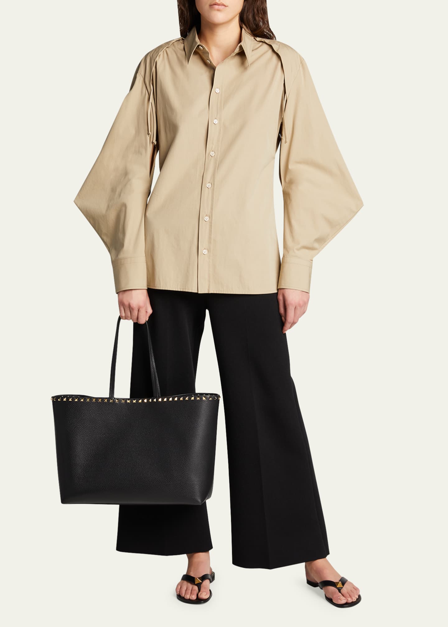 Valentino garavani rockstud sales vitello tote bag