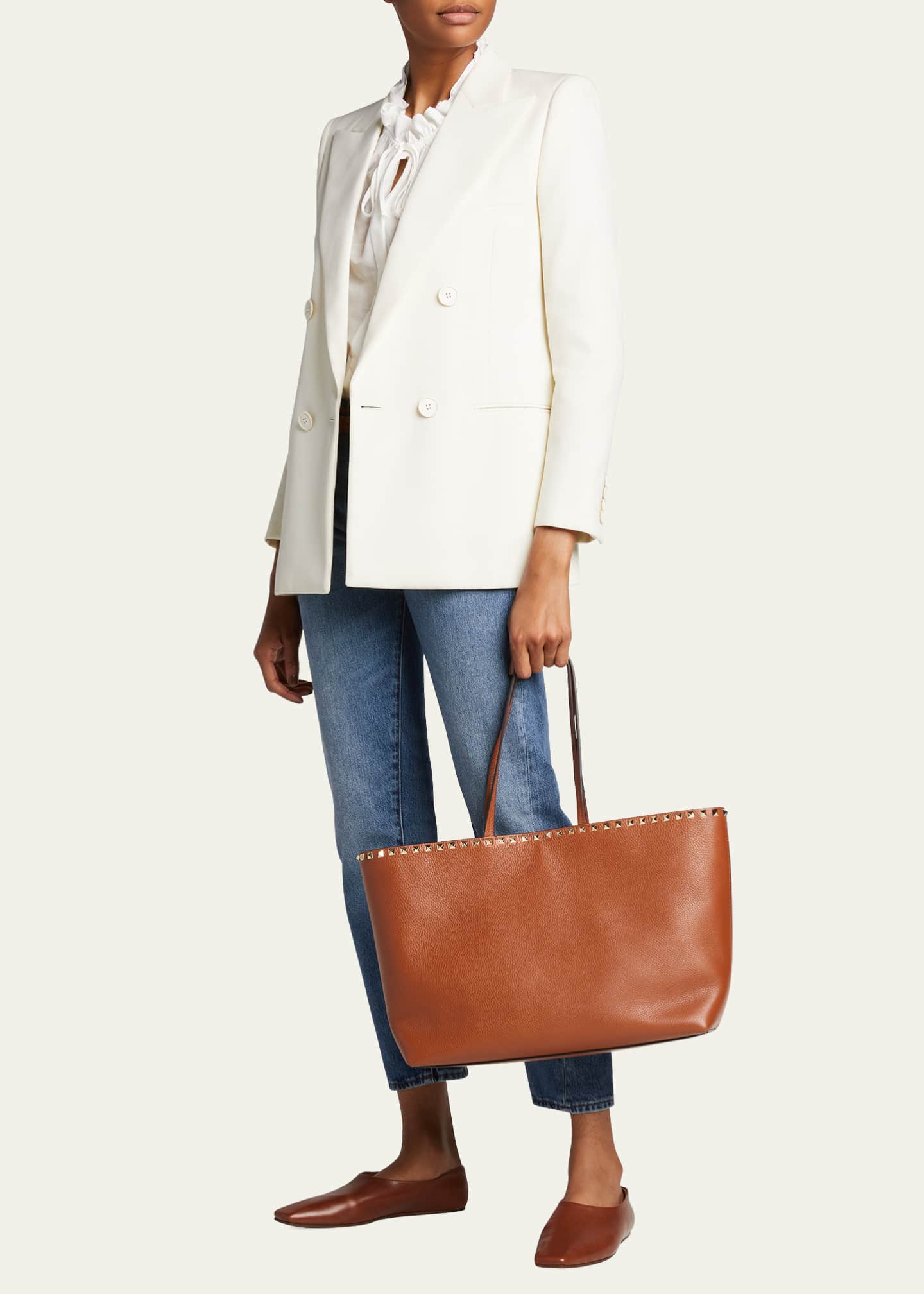 Rockstud vitello tote bag best sale