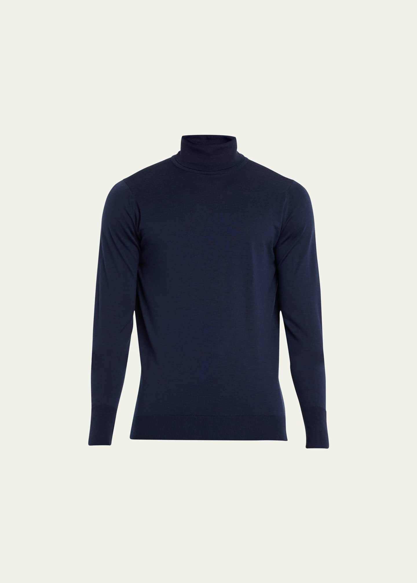 John Smedley Men's Richards Wool Turtleneck Sweater